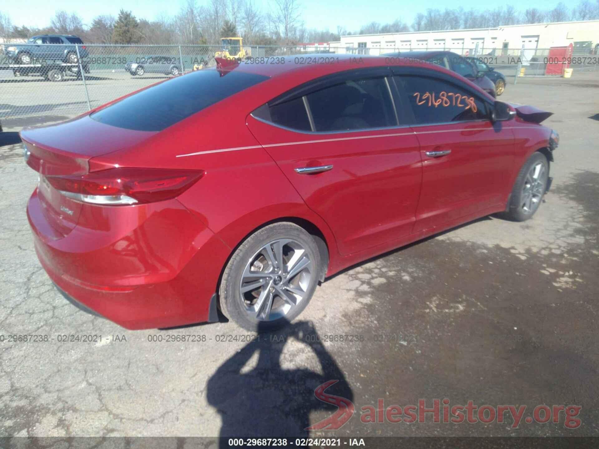 KMHD84LF6HU263742 2017 HYUNDAI ELANTRA