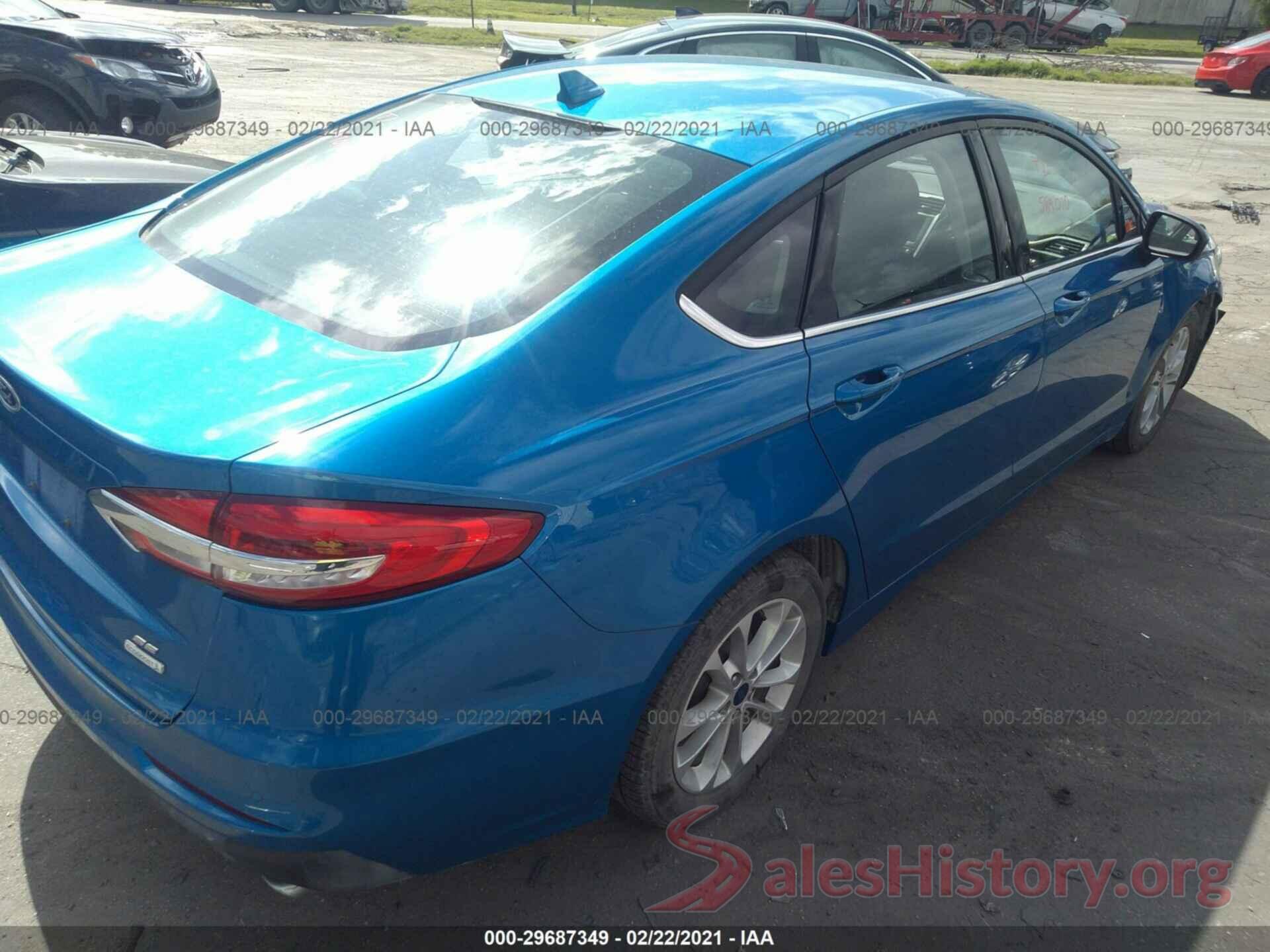 3FA6P0HD7LR161551 2020 FORD FUSION