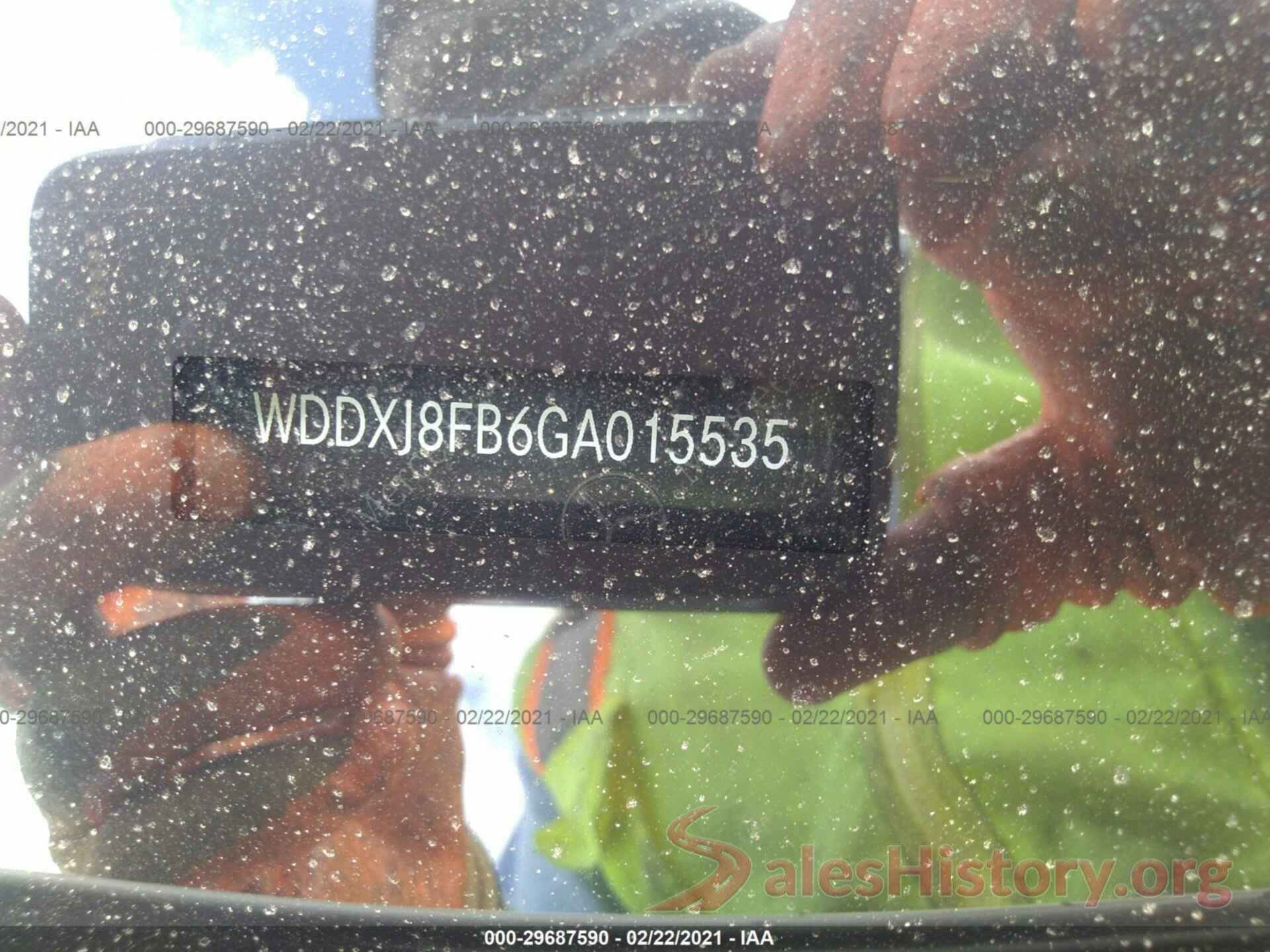 WDDXJ8FB6GA015535 2016 MERCEDES-BENZ S-CLASS