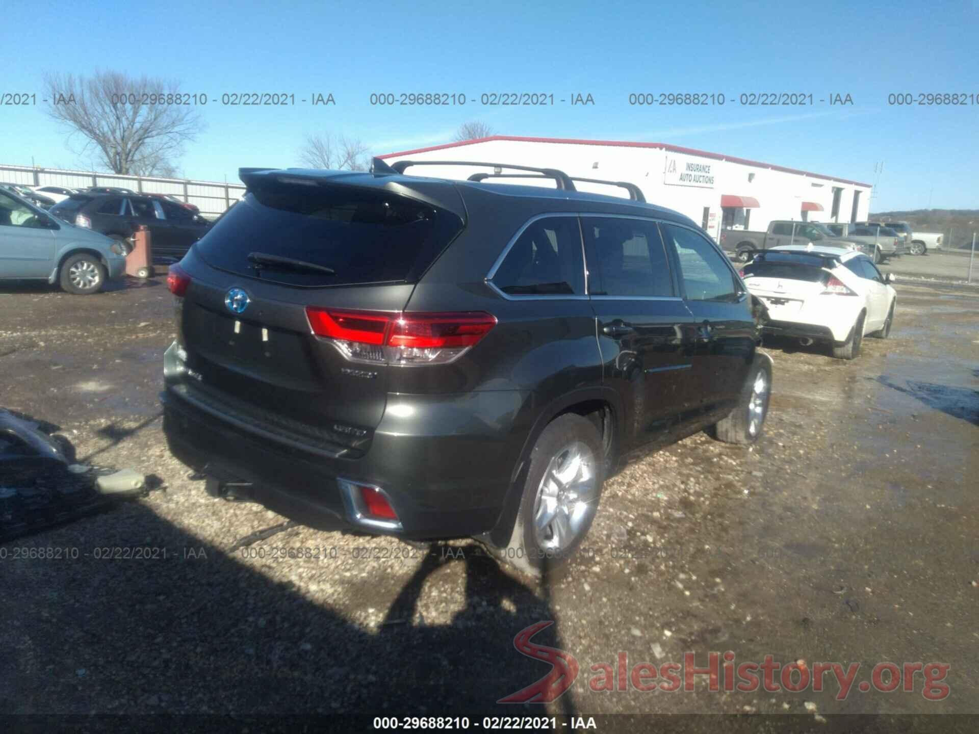 5TDDGRFH1KS070735 2019 TOYOTA HIGHLANDER