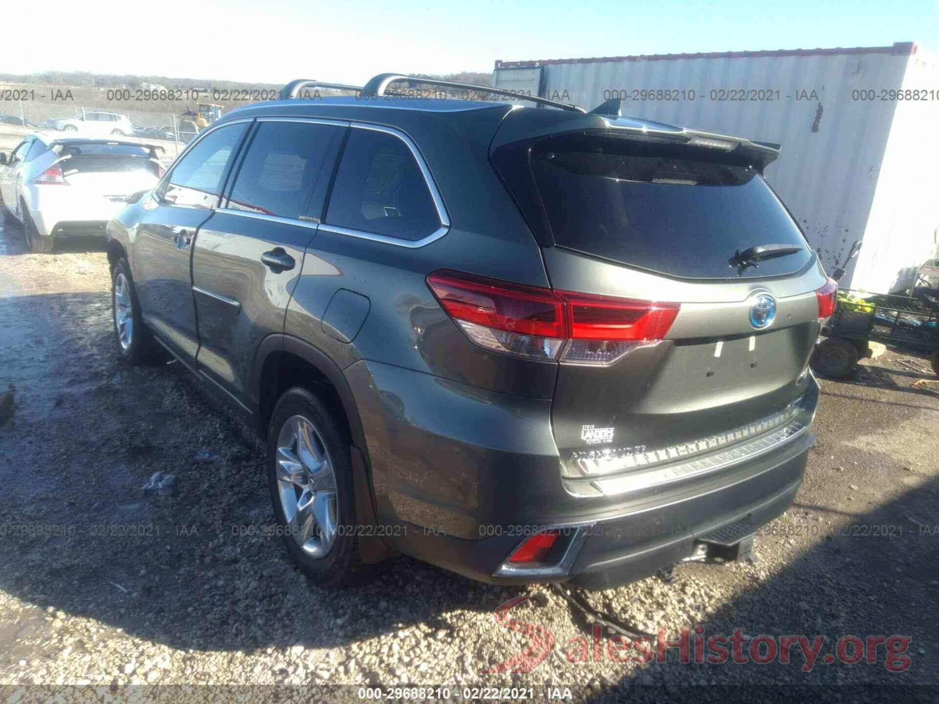 5TDDGRFH1KS070735 2019 TOYOTA HIGHLANDER