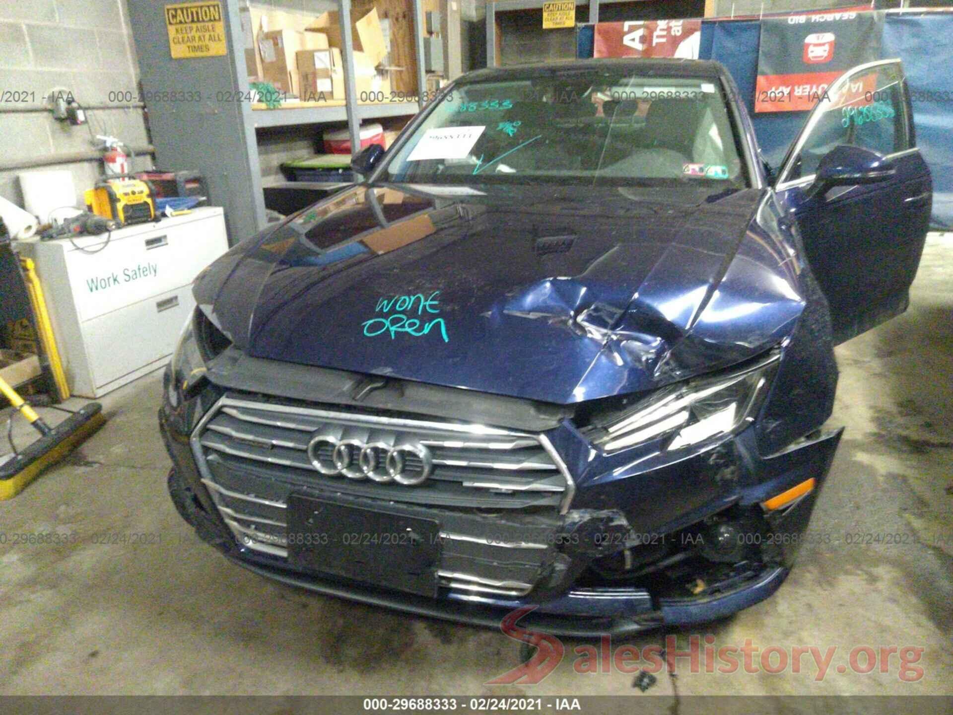 WAUDNAF44KN018328 2019 AUDI A4