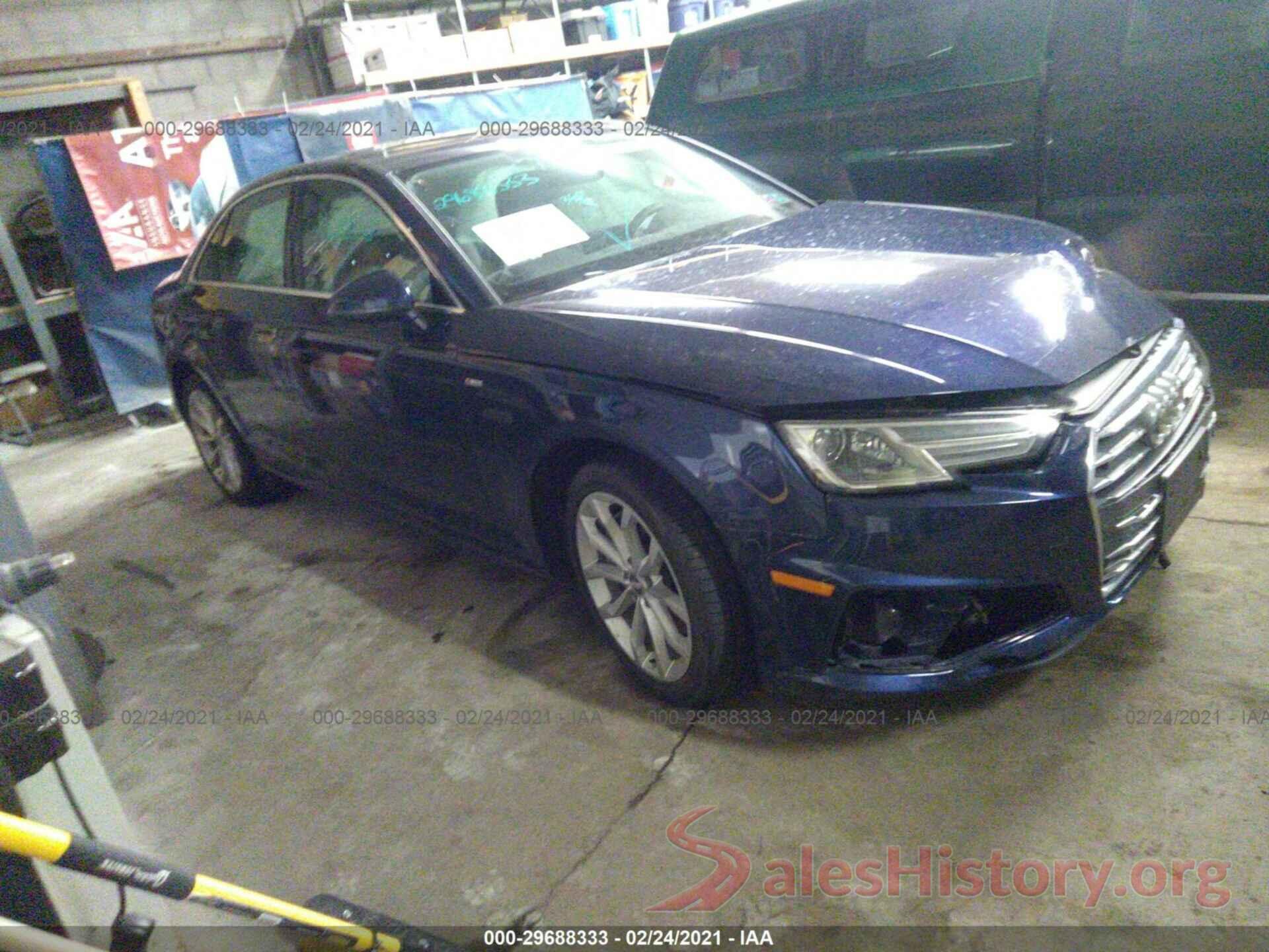 WAUDNAF44KN018328 2019 AUDI A4