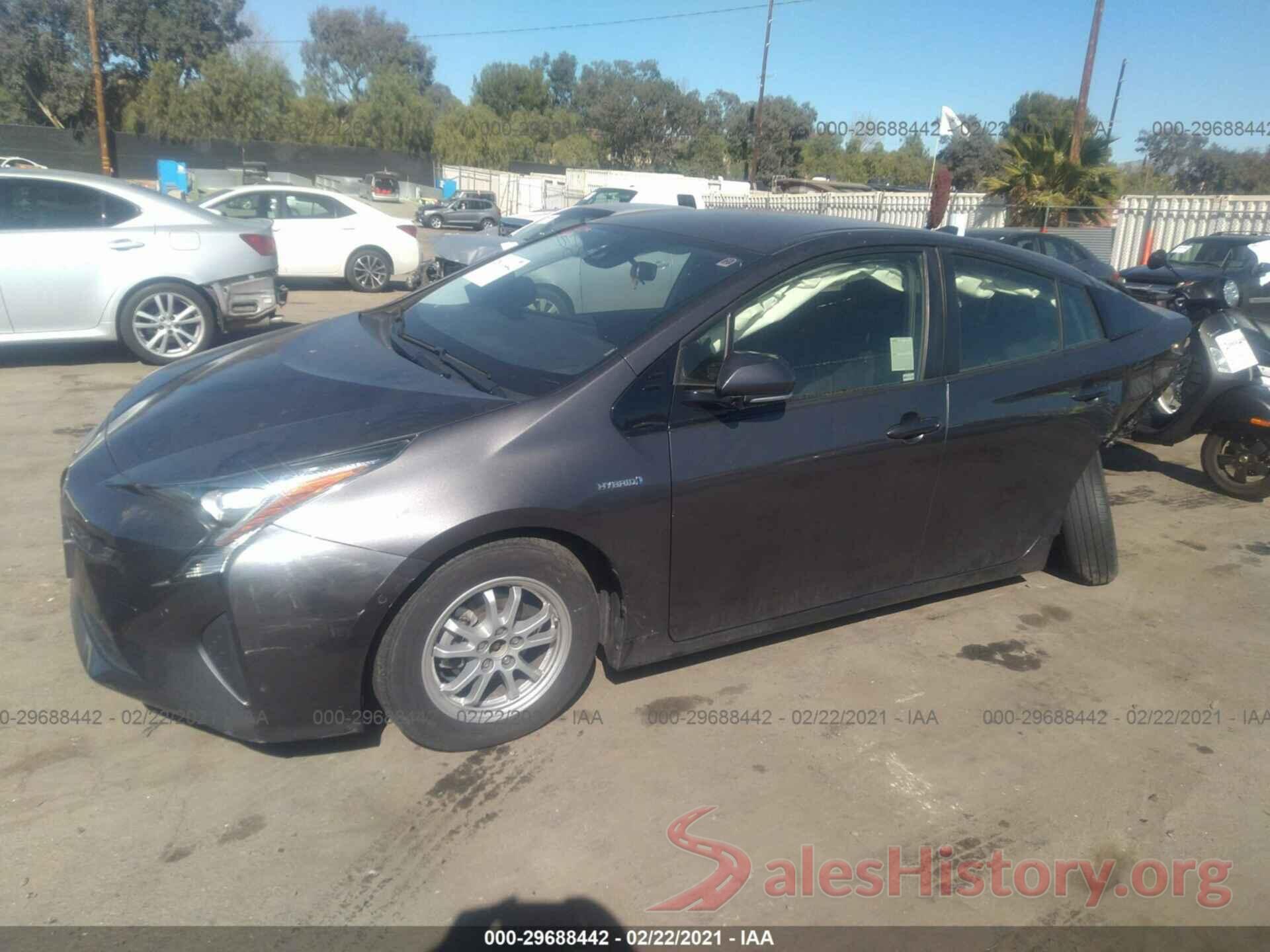 JTDKBRFU6J3587208 2018 TOYOTA PRIUS