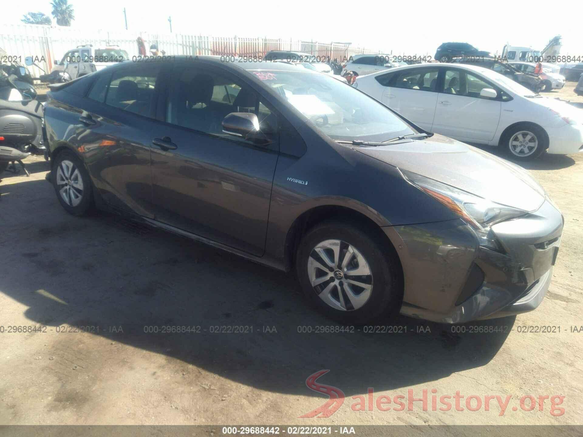 JTDKBRFU6J3587208 2018 TOYOTA PRIUS