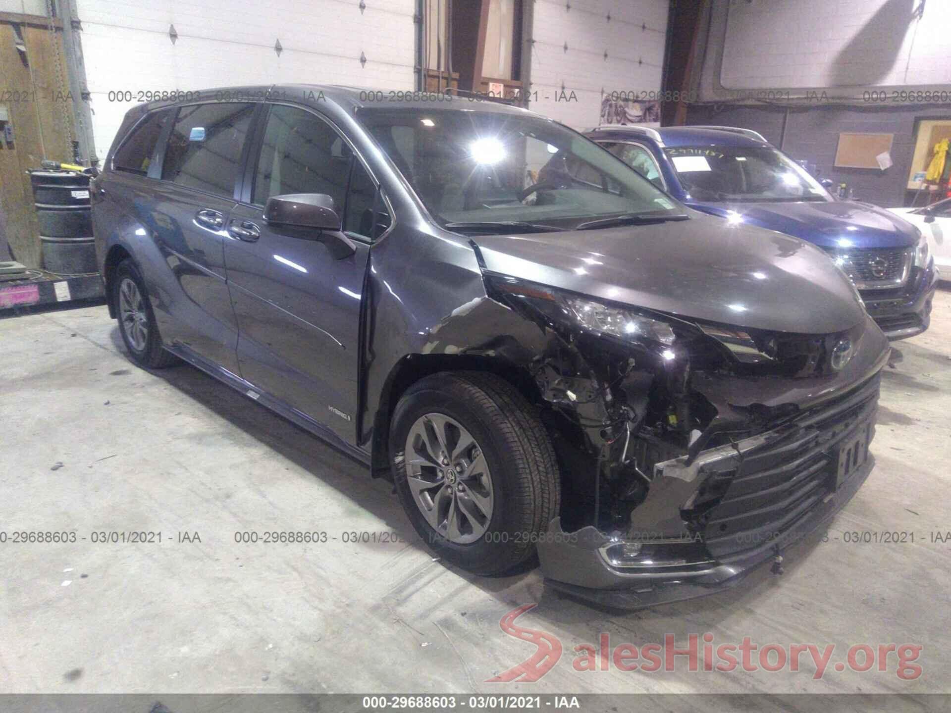 5TDYRKEC4MS015868 2021 TOYOTA SIENNA