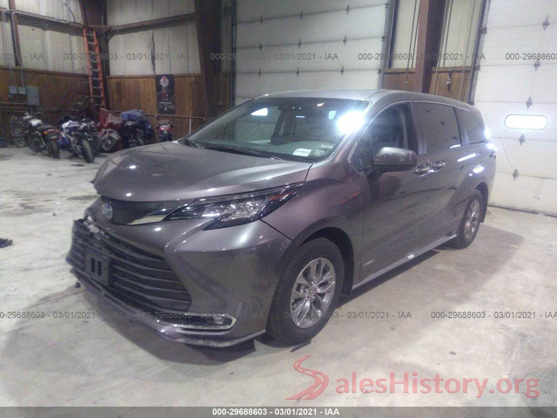 5TDYRKEC4MS015868 2021 TOYOTA SIENNA