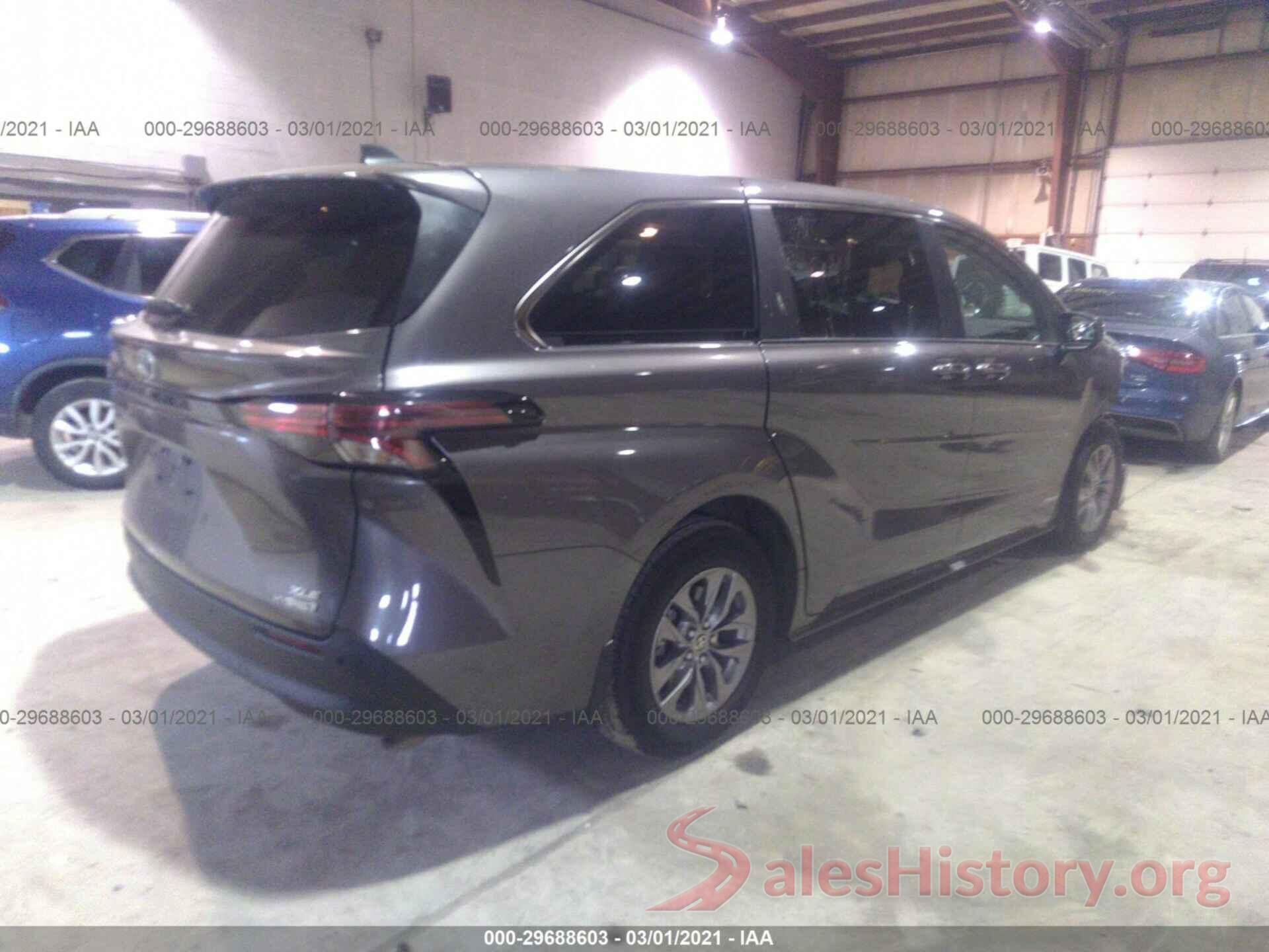 5TDYRKEC4MS015868 2021 TOYOTA SIENNA