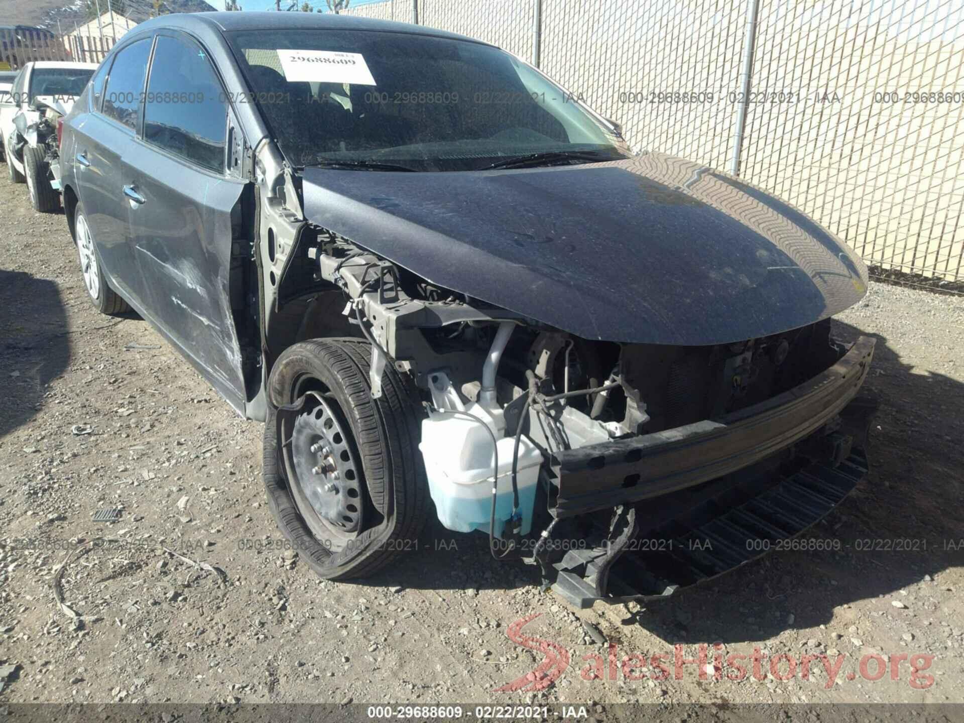 3N1AB7AP9KY261268 2019 NISSAN SENTRA