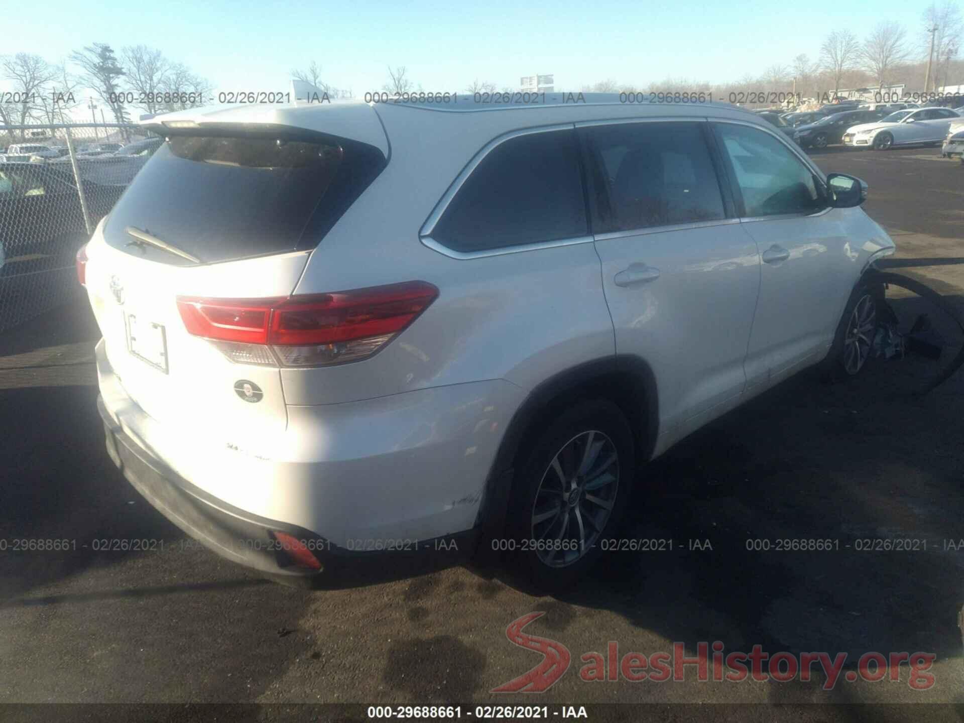 5TDJZRFH7JS531626 2018 TOYOTA HIGHLANDER