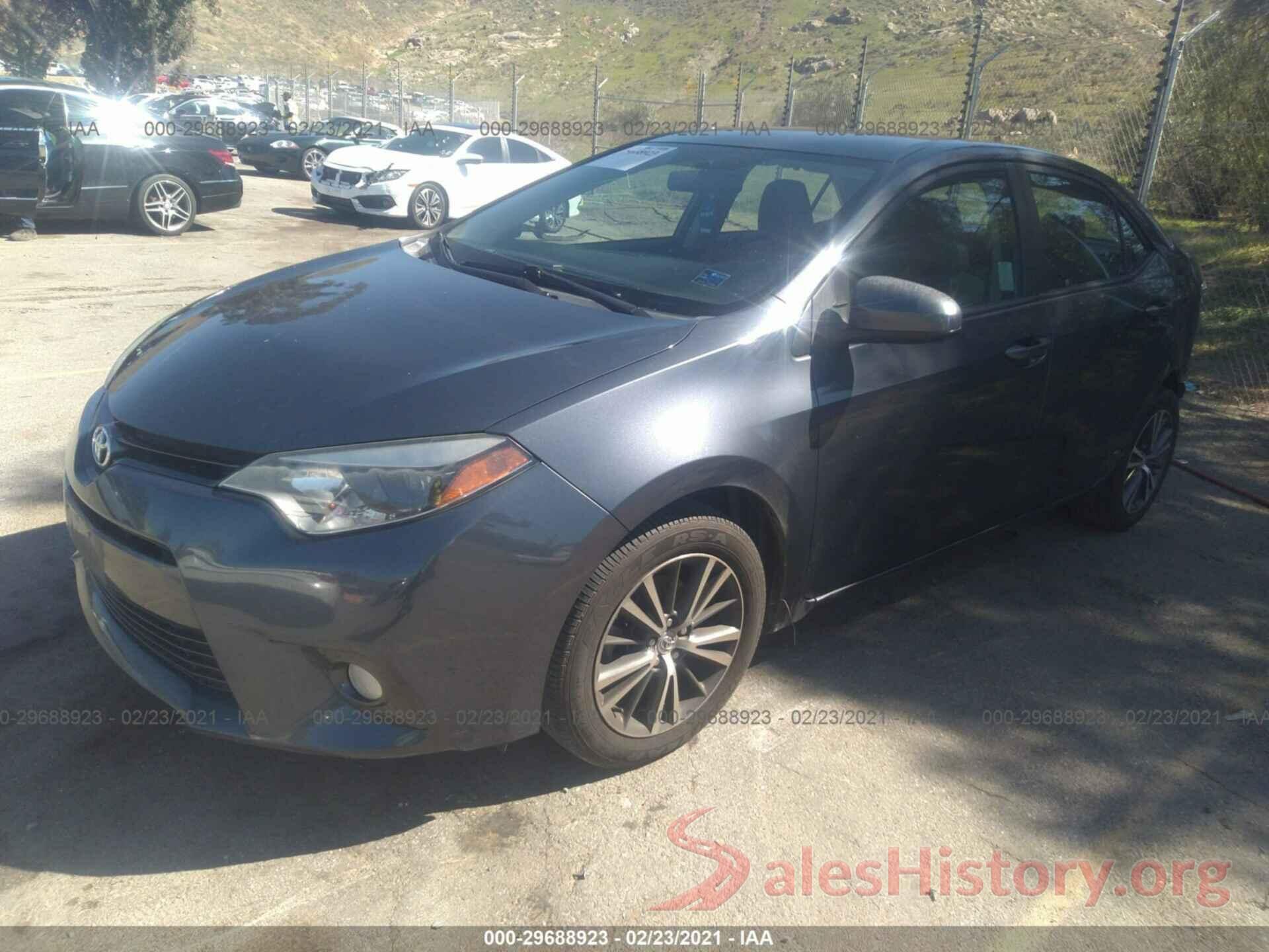 5YFBURHEXGP405655 2016 TOYOTA COROLLA