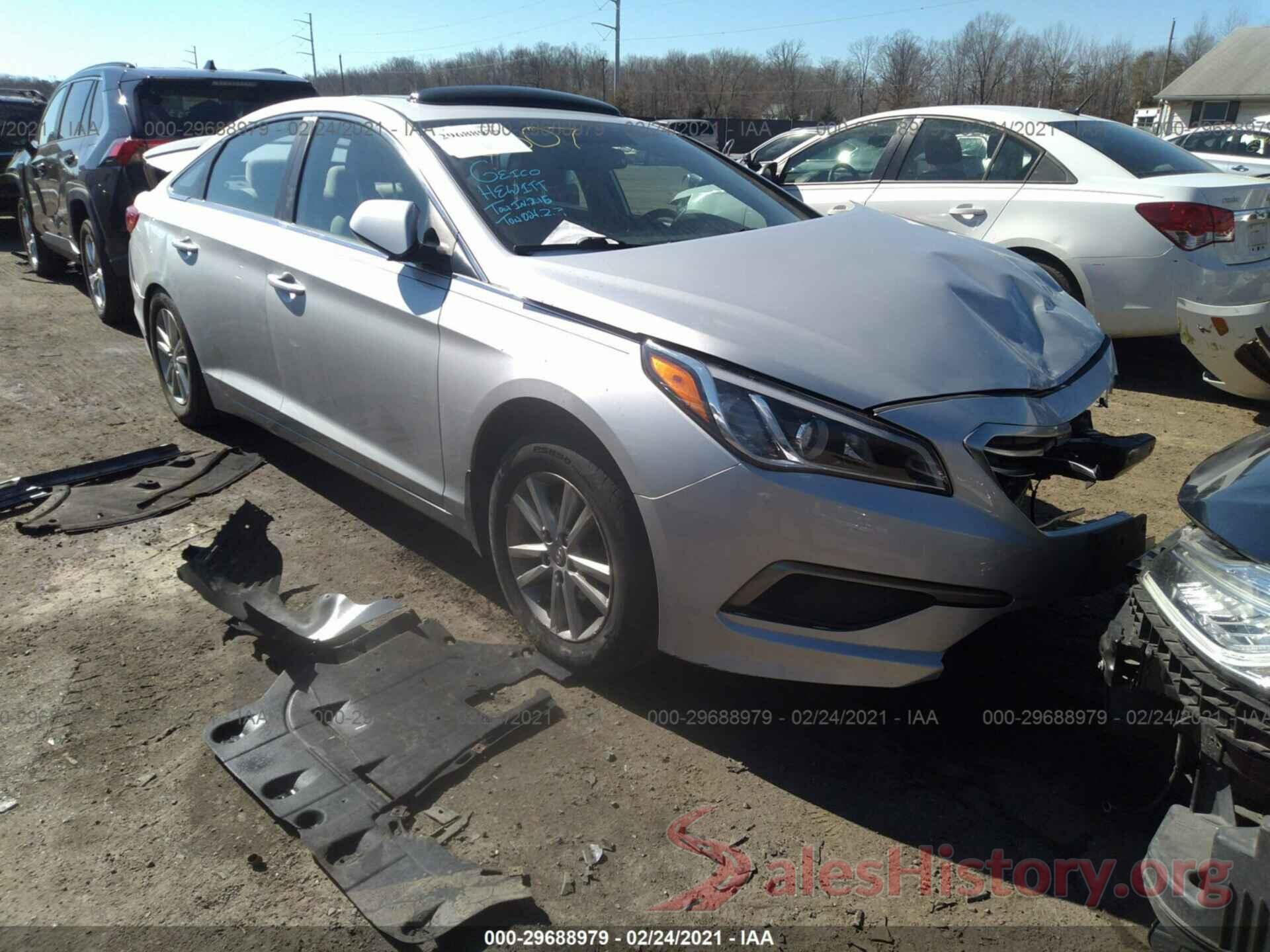 5NPE24AF3GH301238 2016 HYUNDAI SONATA