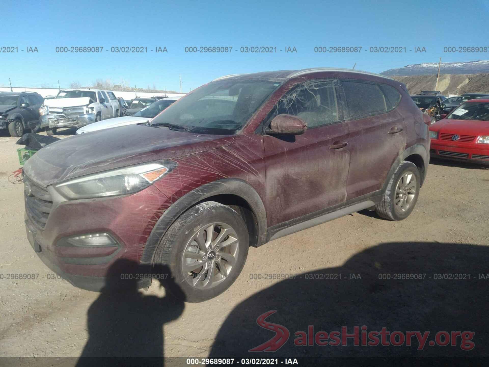 KM8J3CA49HU390028 2017 HYUNDAI TUCSON