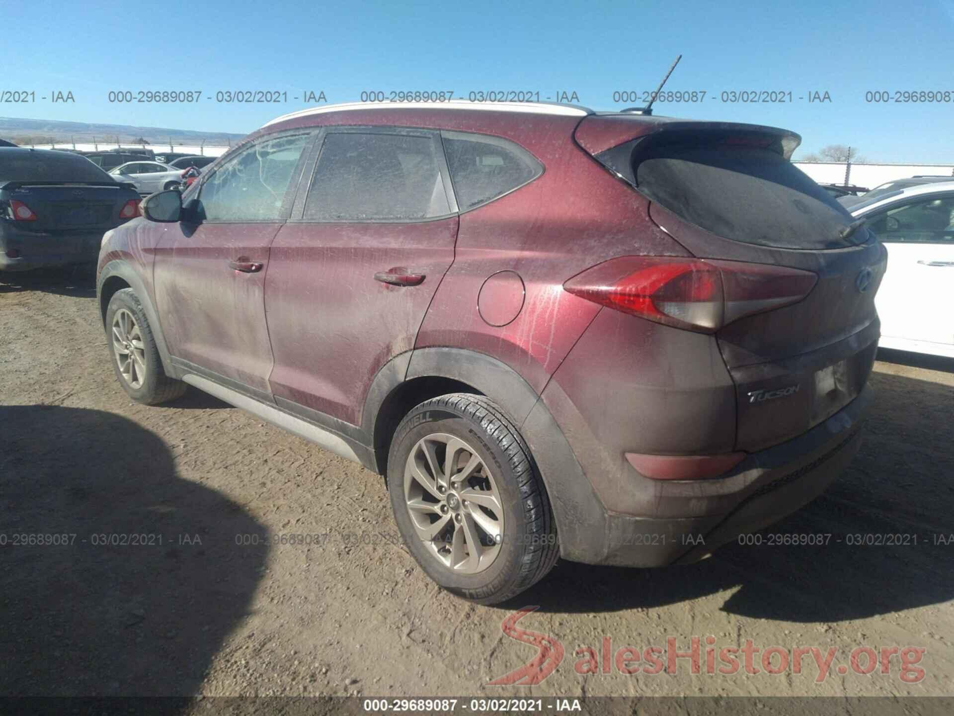 KM8J3CA49HU390028 2017 HYUNDAI TUCSON