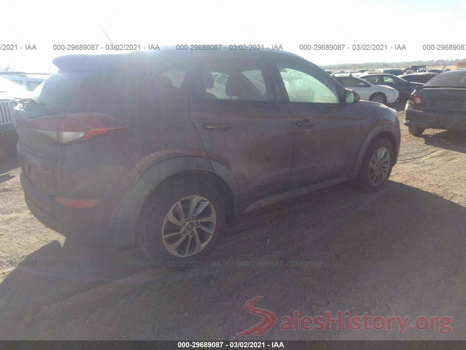 KM8J3CA49HU390028 2017 HYUNDAI TUCSON