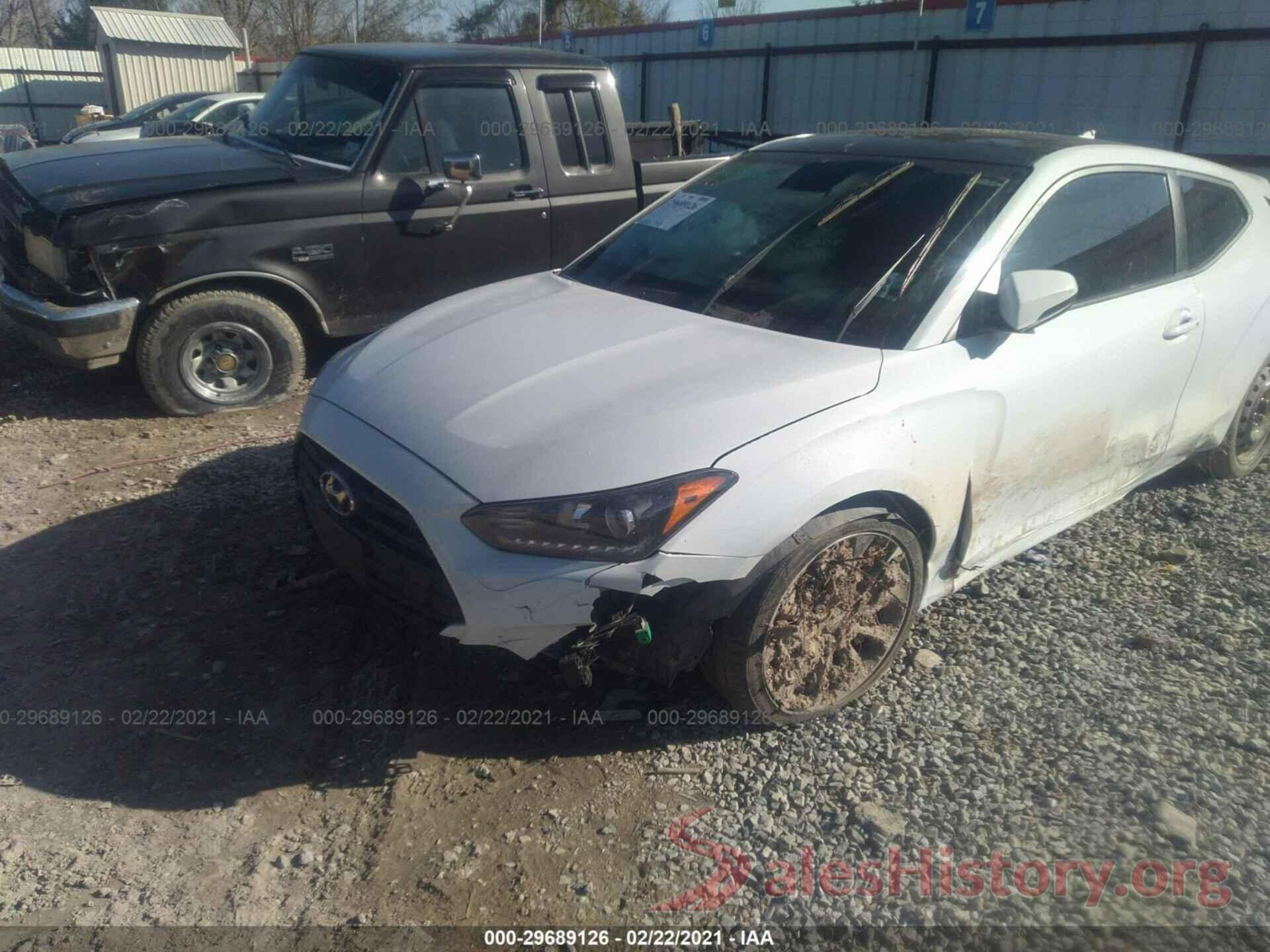 KMHTG6AFXKU003445 2019 HYUNDAI VELOSTER