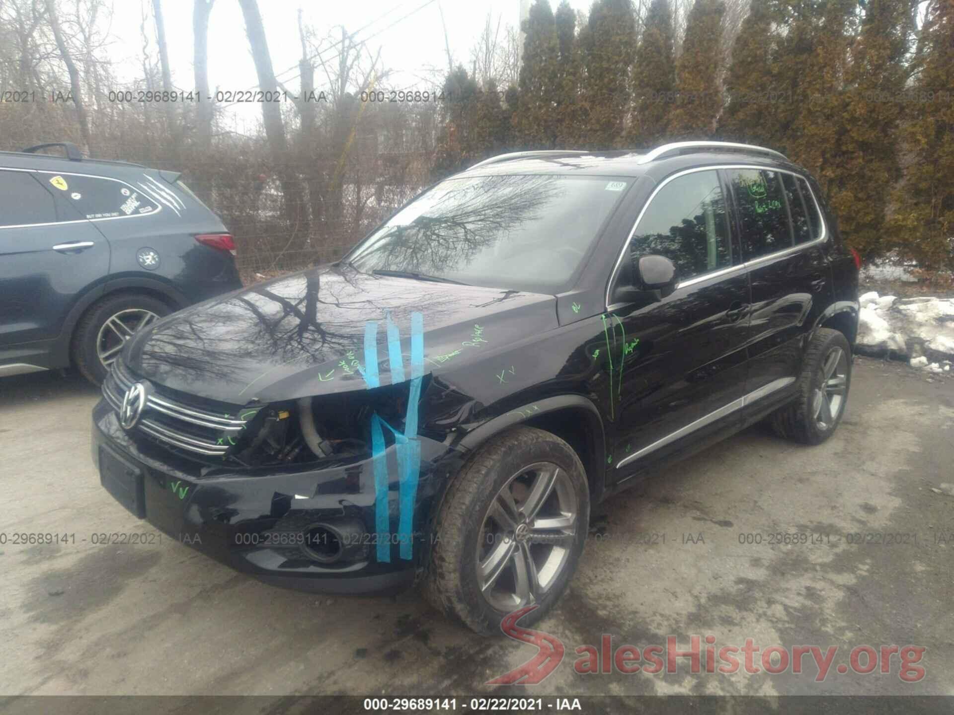 WVGUV7AX6HK009854 2017 VOLKSWAGEN TIGUAN