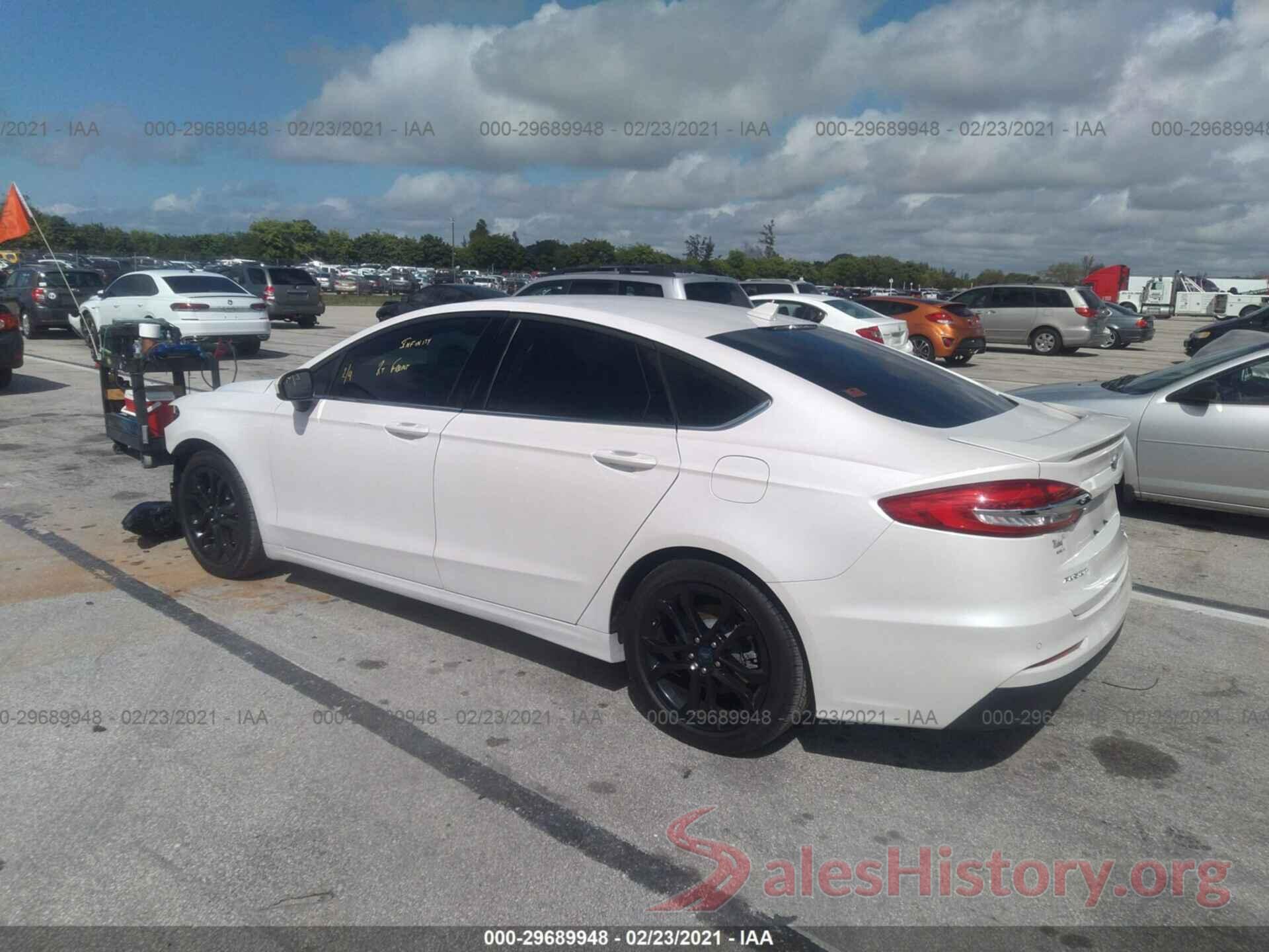 3FA6P0HD3KR229598 2019 FORD FUSION