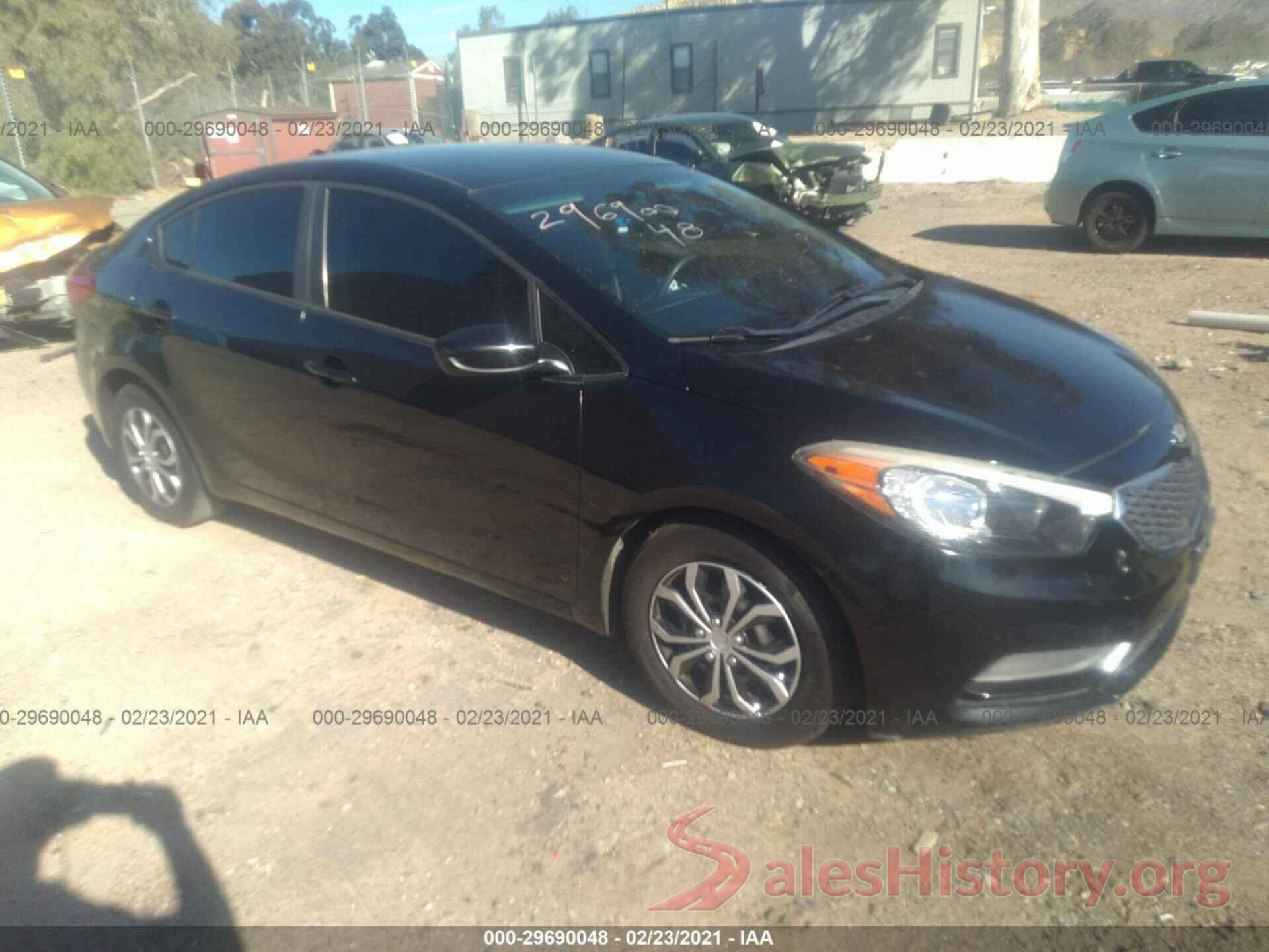 KNAFK4A62G5530821 2016 KIA FORTE