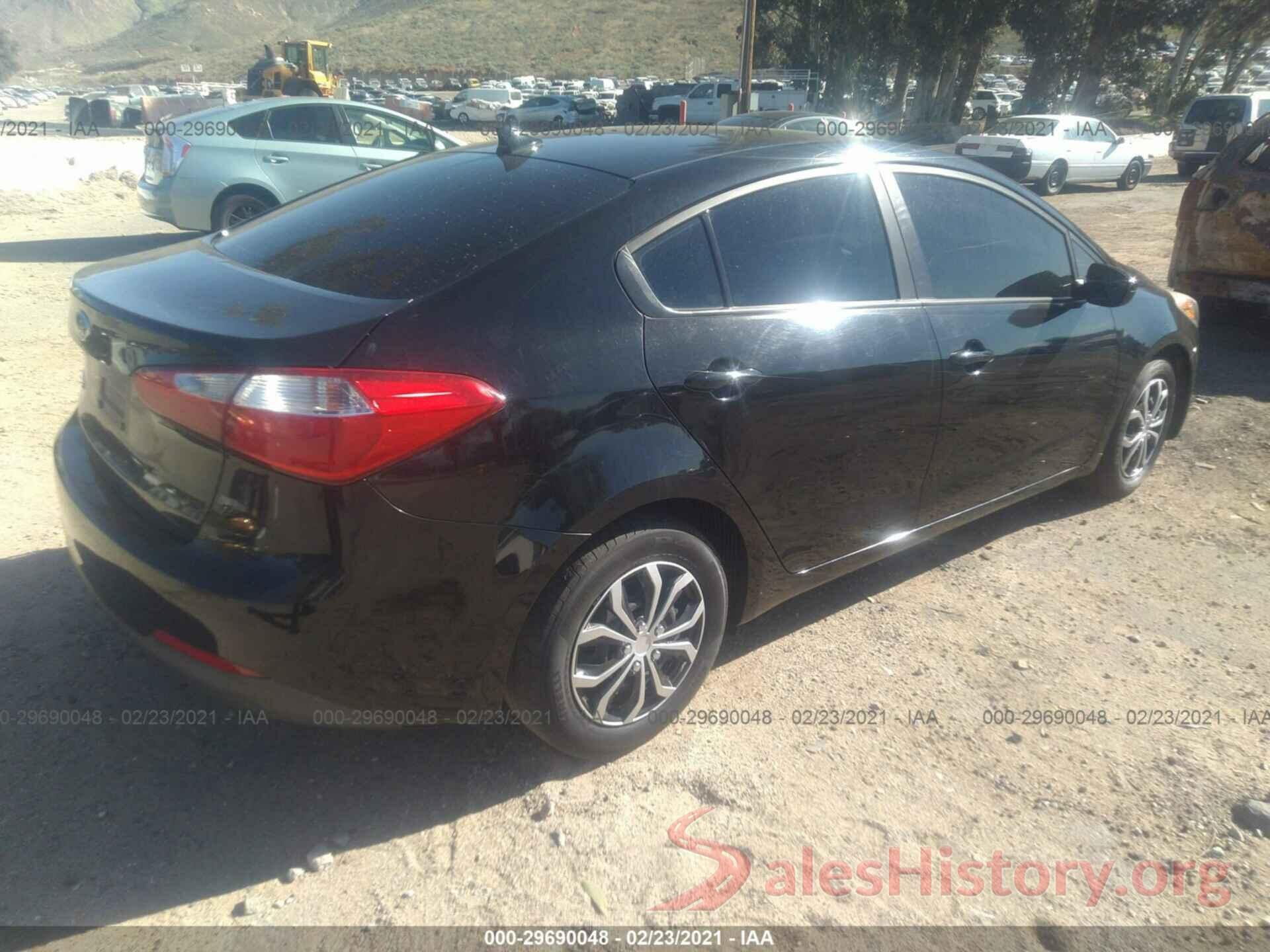 KNAFK4A62G5530821 2016 KIA FORTE