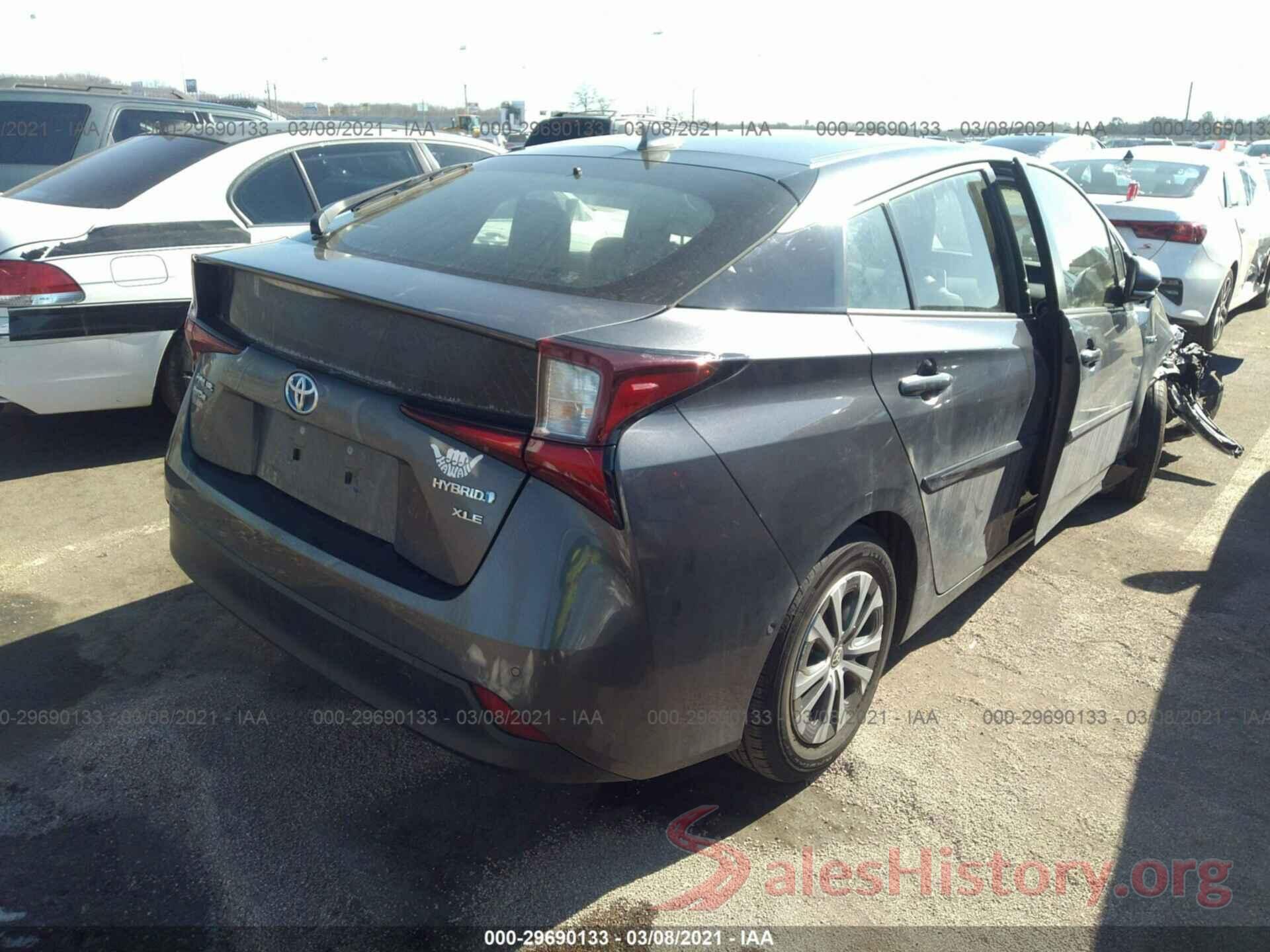 JTDL9RFU4K3001798 2019 TOYOTA PRIUS