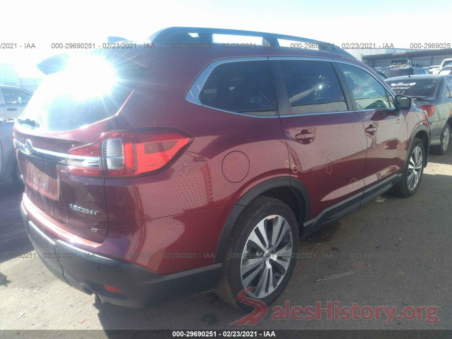 4S4WMAHD5K3476267 2019 SUBARU ASCENT