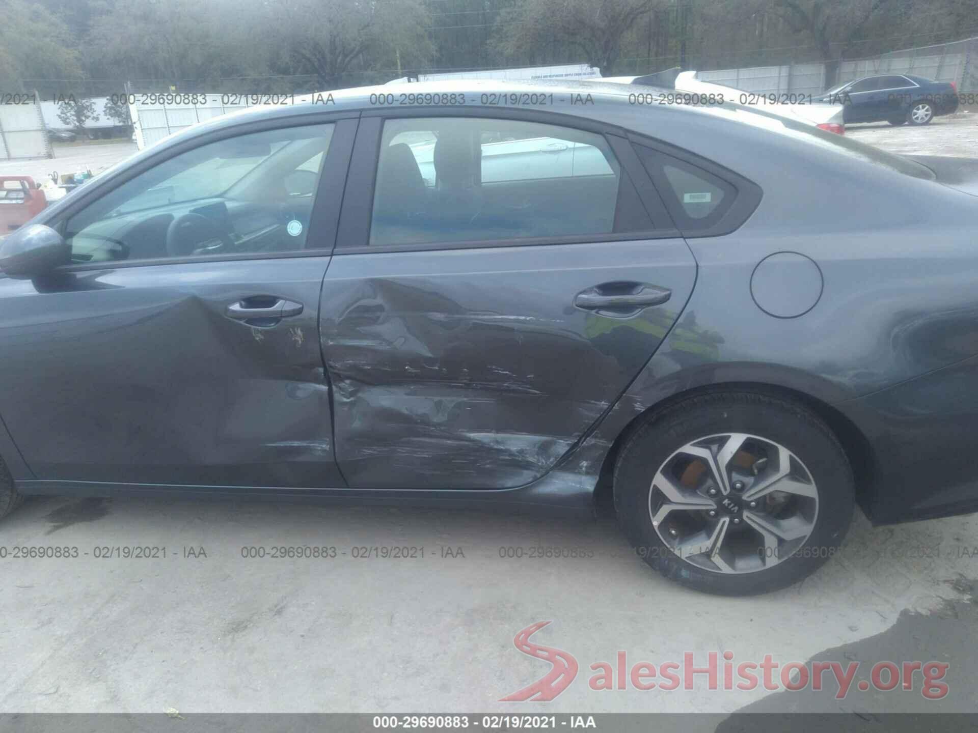 3KPF24ADXLE201686 2020 KIA FORTE