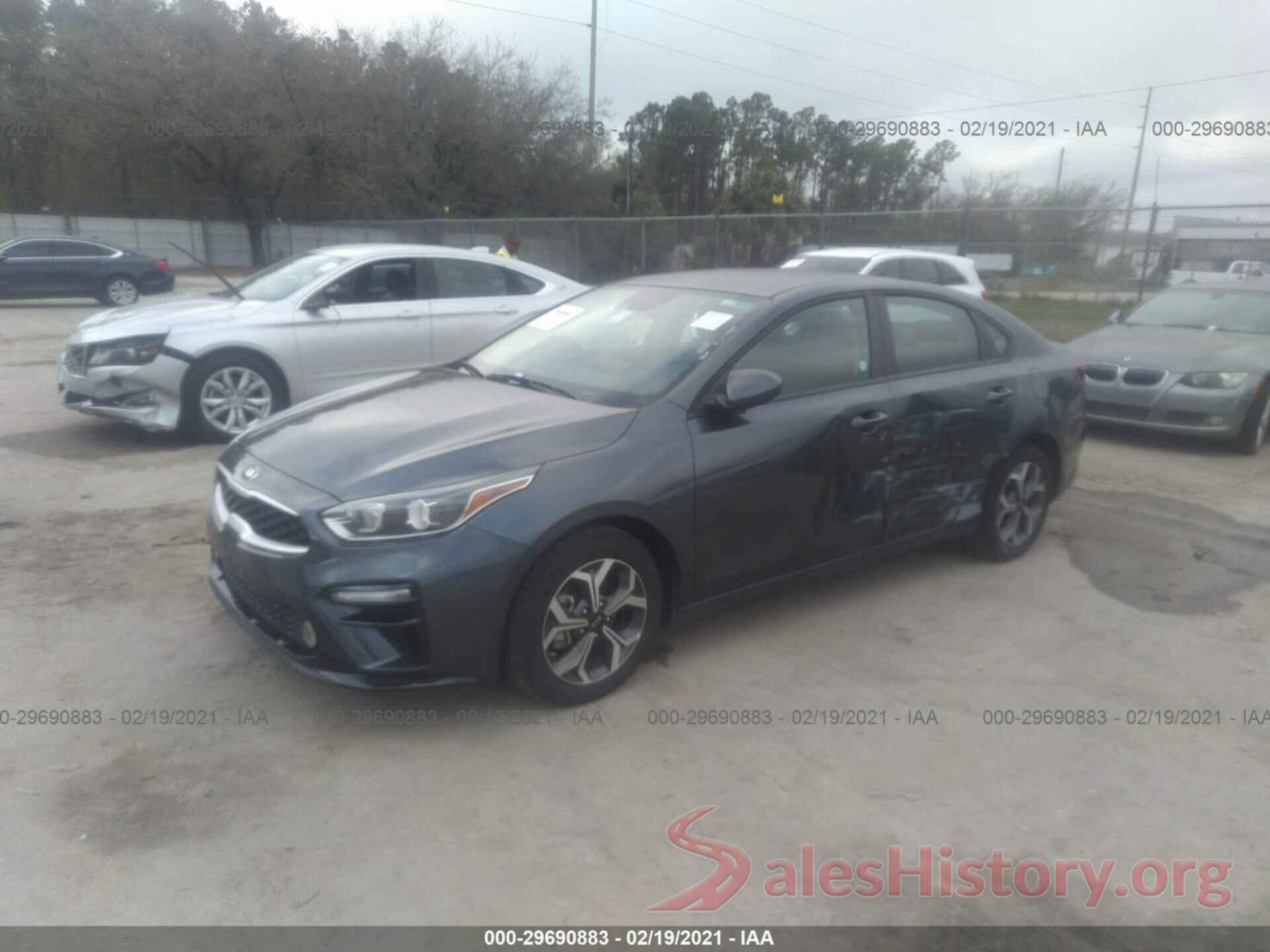 3KPF24ADXLE201686 2020 KIA FORTE