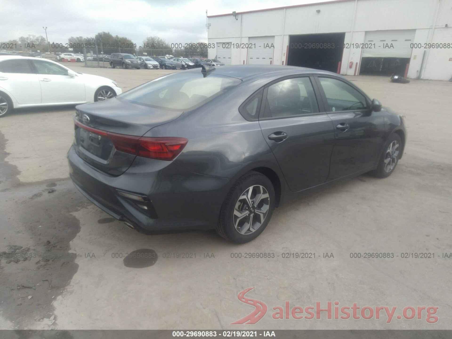 3KPF24ADXLE201686 2020 KIA FORTE