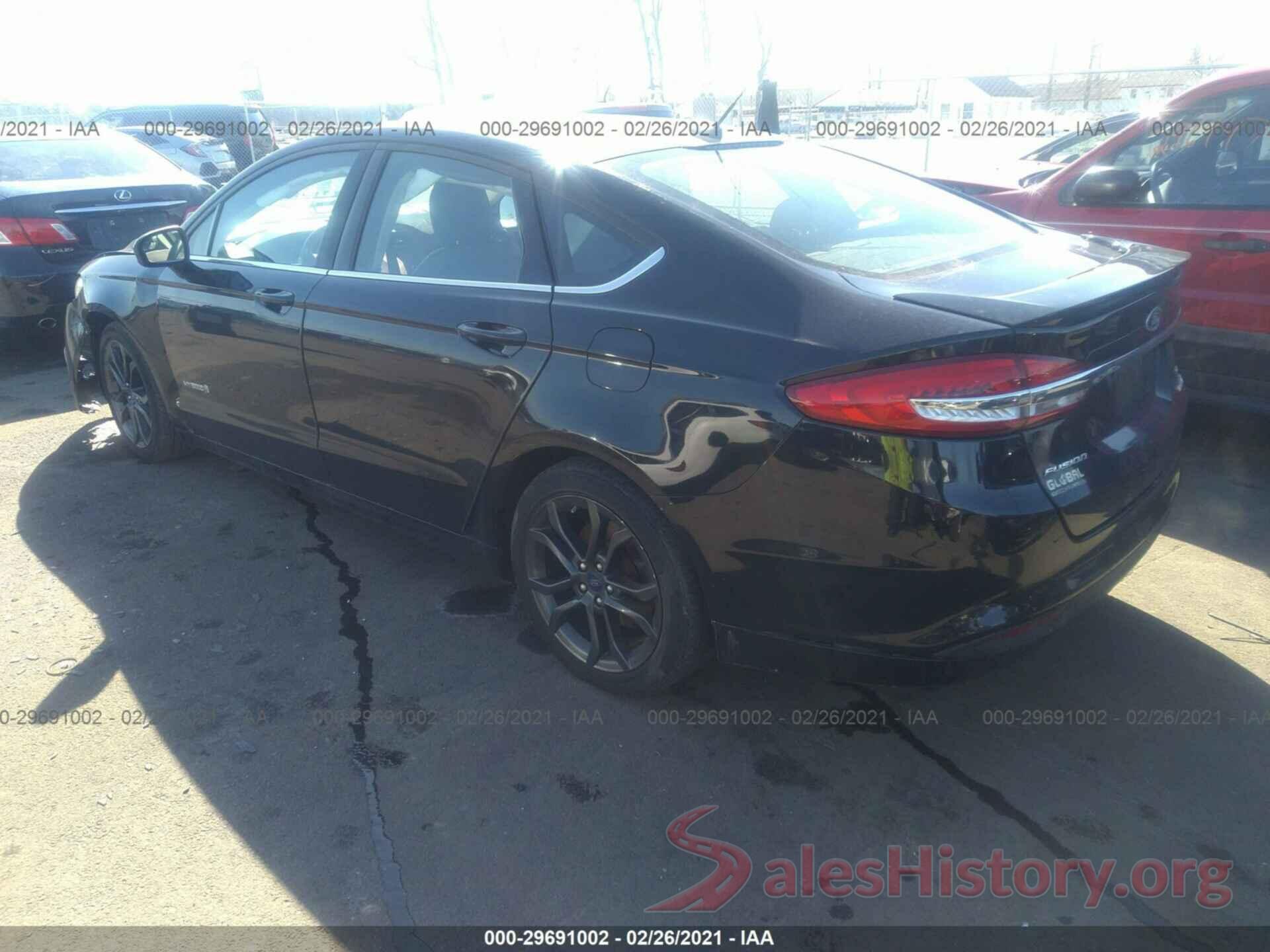 3FA6P0LU0JR138410 2018 FORD FUSION HYBRID