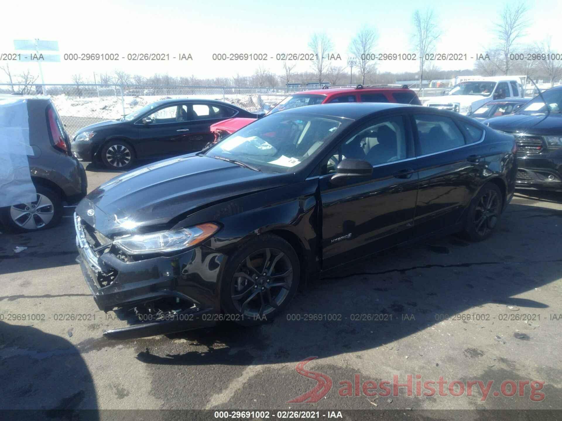 3FA6P0LU0JR138410 2018 FORD FUSION HYBRID