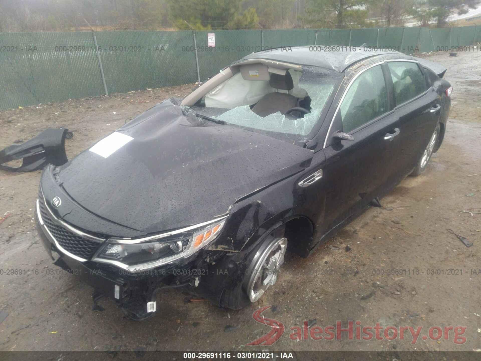 5XXGT4L38GG020640 2016 KIA OPTIMA