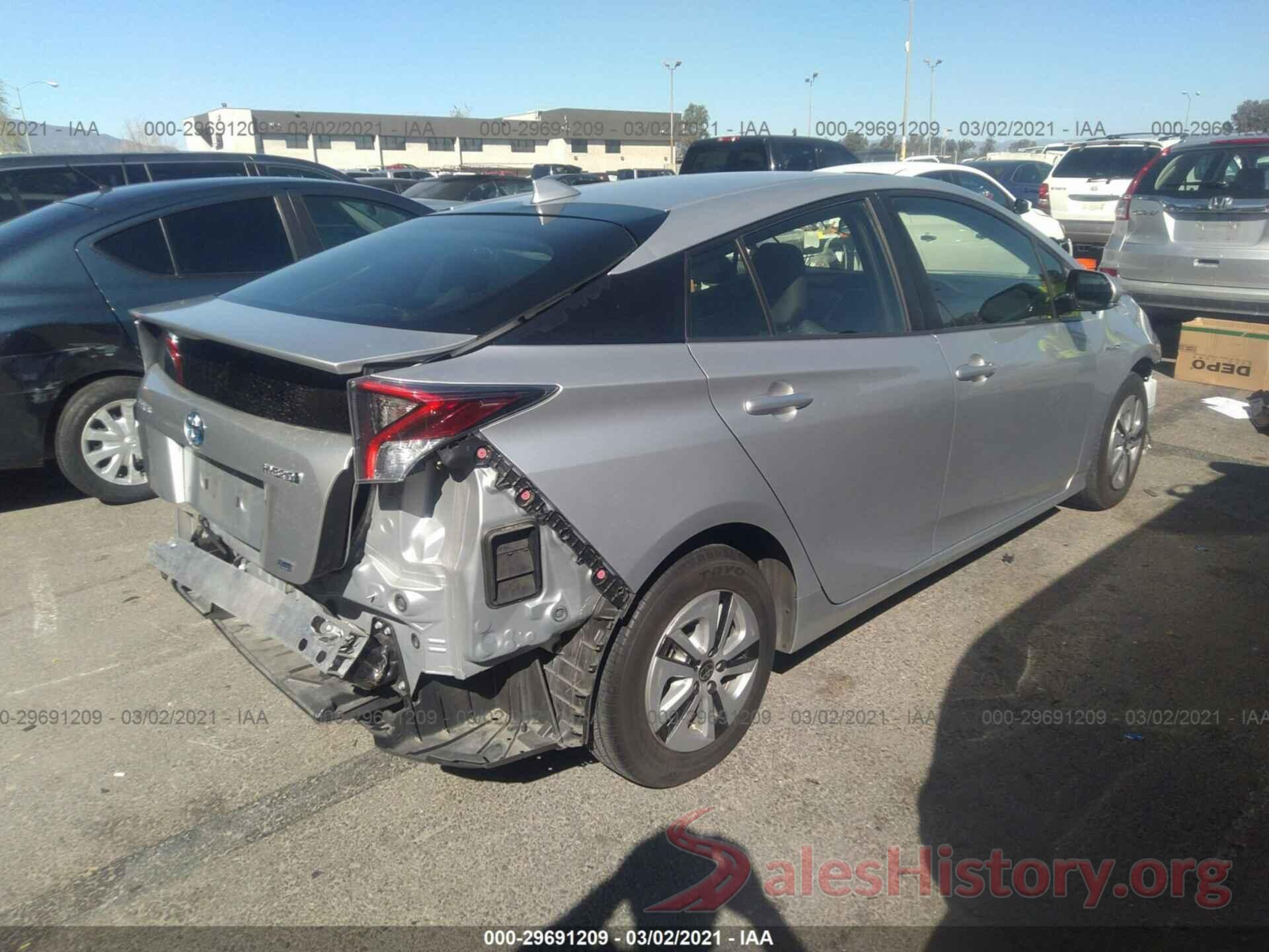 JTDKARFU2G3024863 2016 TOYOTA PRIUS