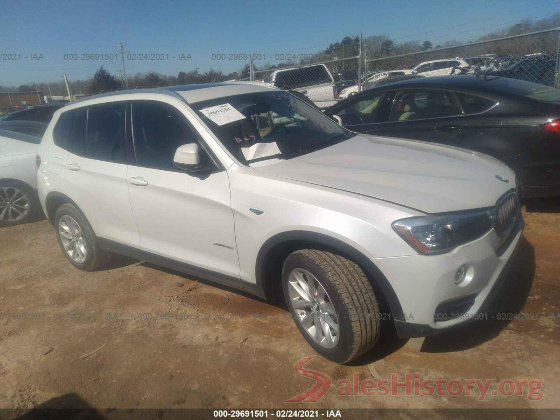 5UXWX9C56H0T06664 2017 BMW X3