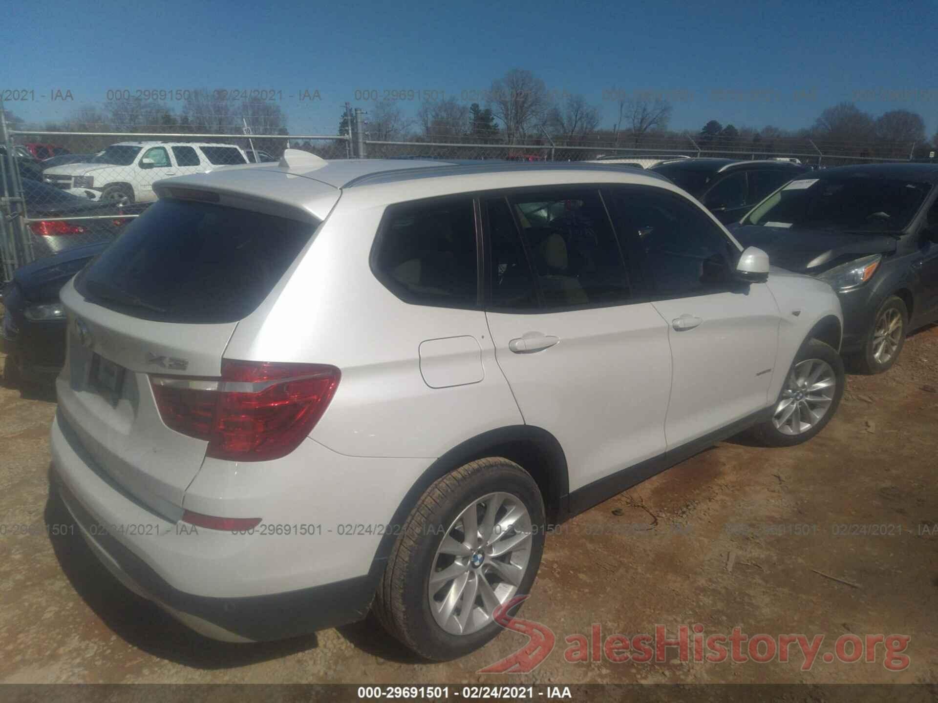 5UXWX9C56H0T06664 2017 BMW X3