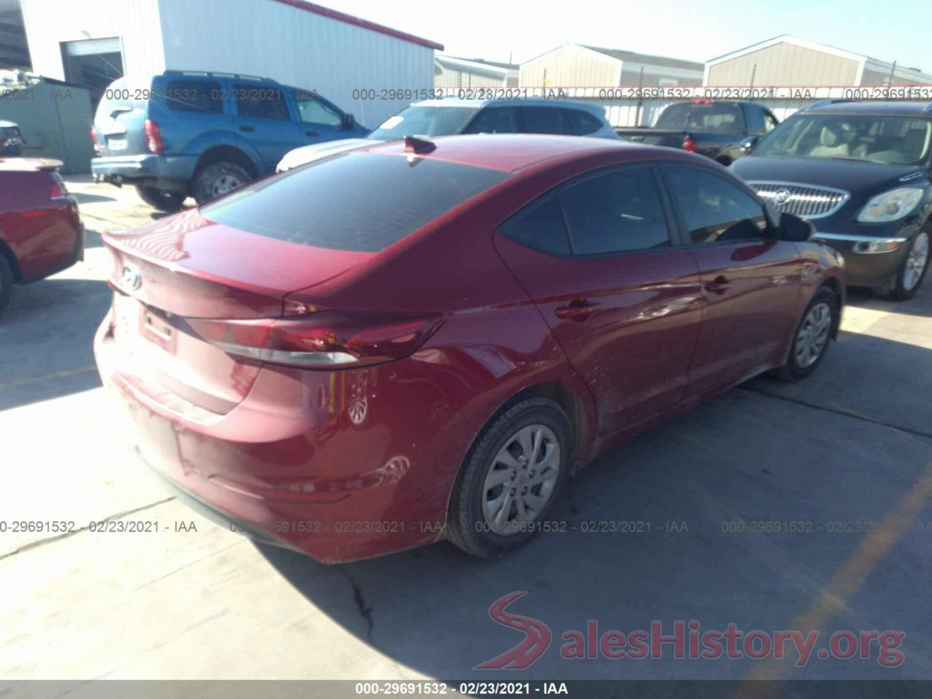 KMHD74LF6HU087889 2017 HYUNDAI ELANTRA