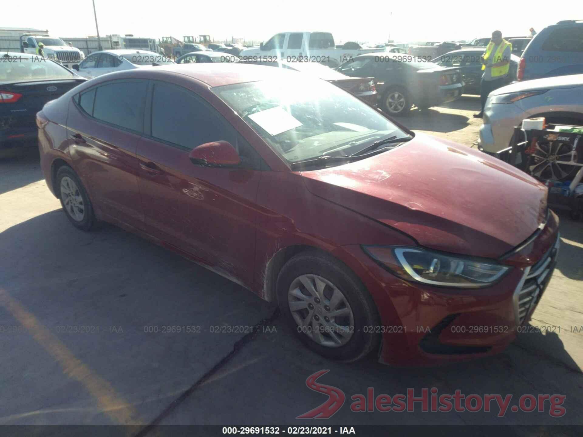 KMHD74LF6HU087889 2017 HYUNDAI ELANTRA