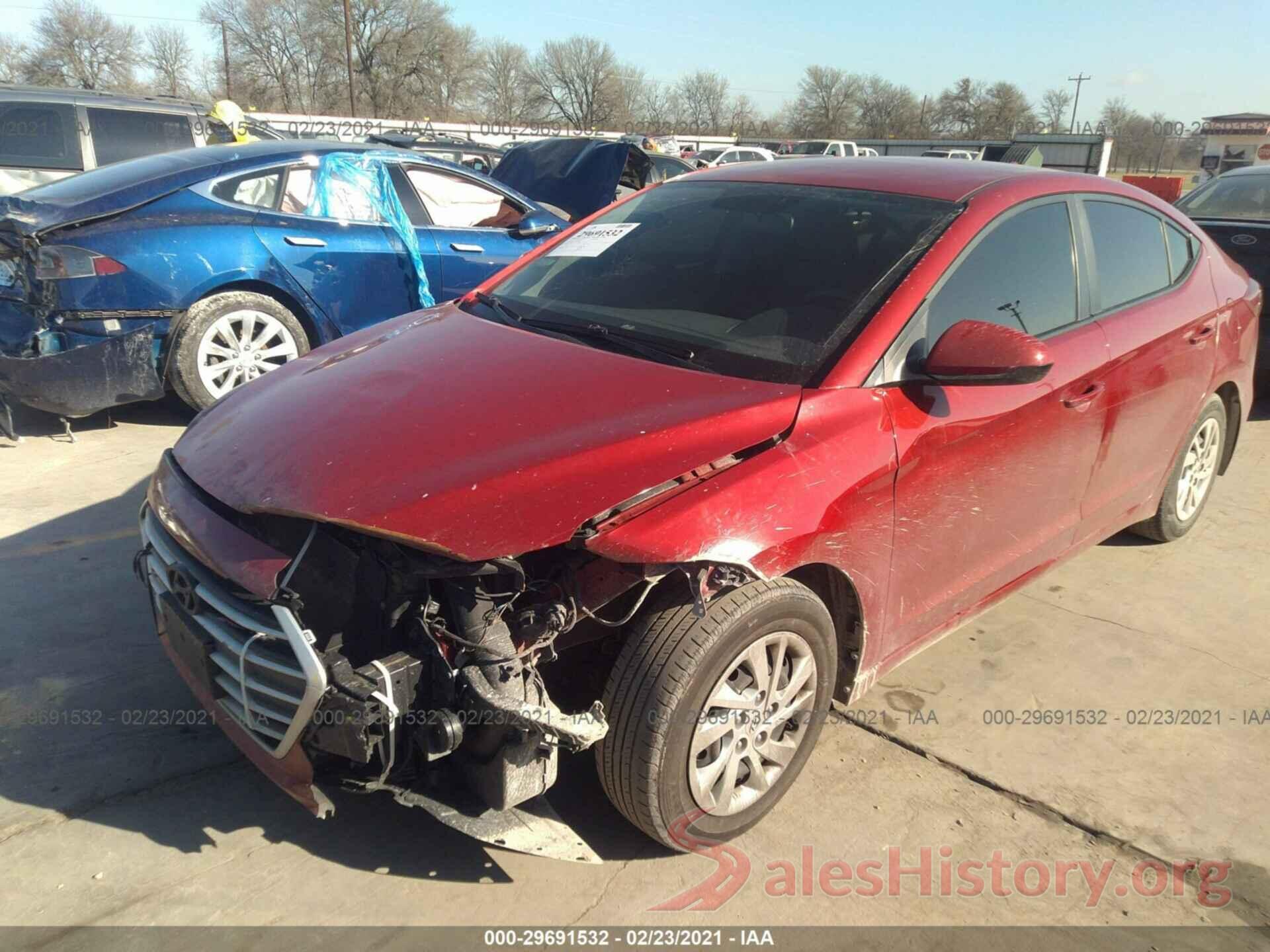 KMHD74LF6HU087889 2017 HYUNDAI ELANTRA