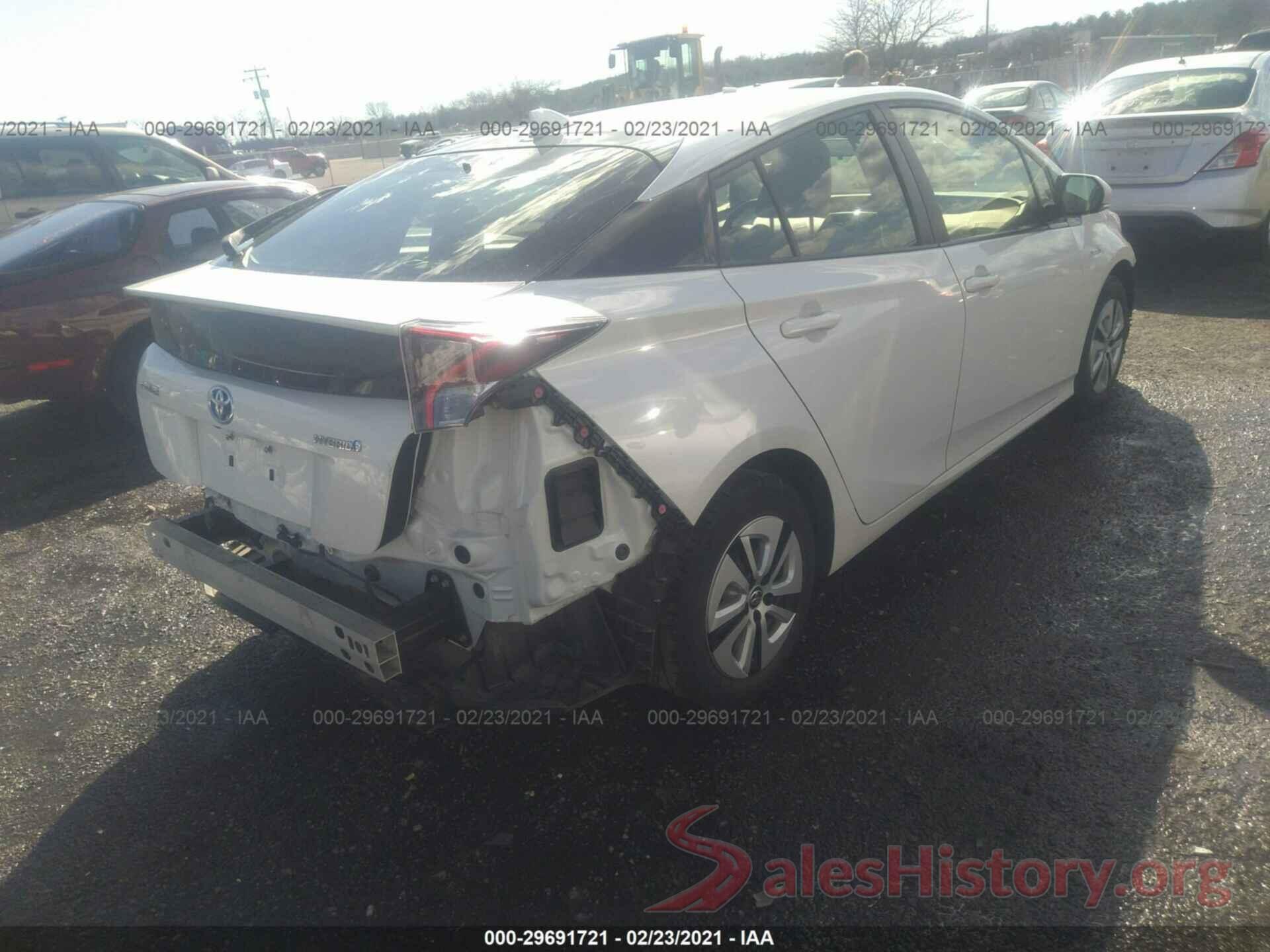 JTDKARFU0G3004143 2016 TOYOTA PRIUS