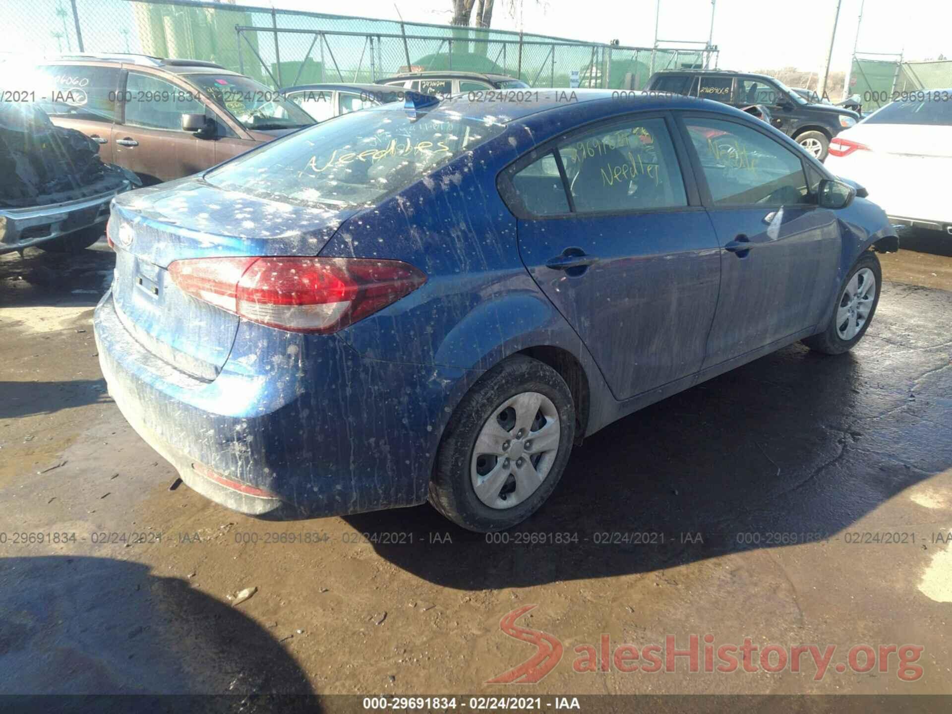 3KPFL4A77JE232754 2018 KIA FORTE