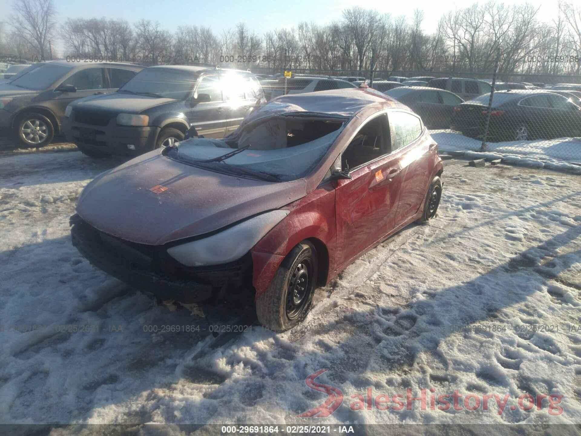 KMHDH4AE9GU622316 2016 HYUNDAI ELANTRA