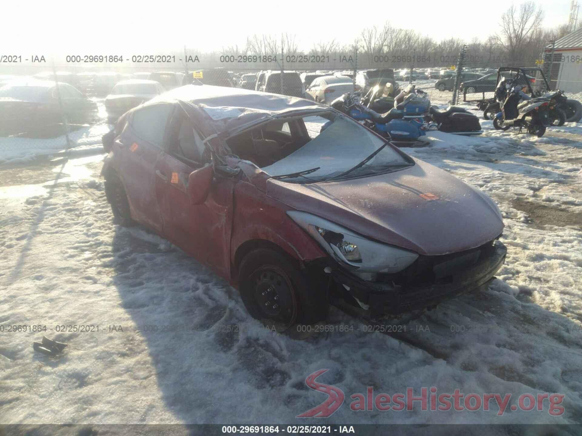 KMHDH4AE9GU622316 2016 HYUNDAI ELANTRA