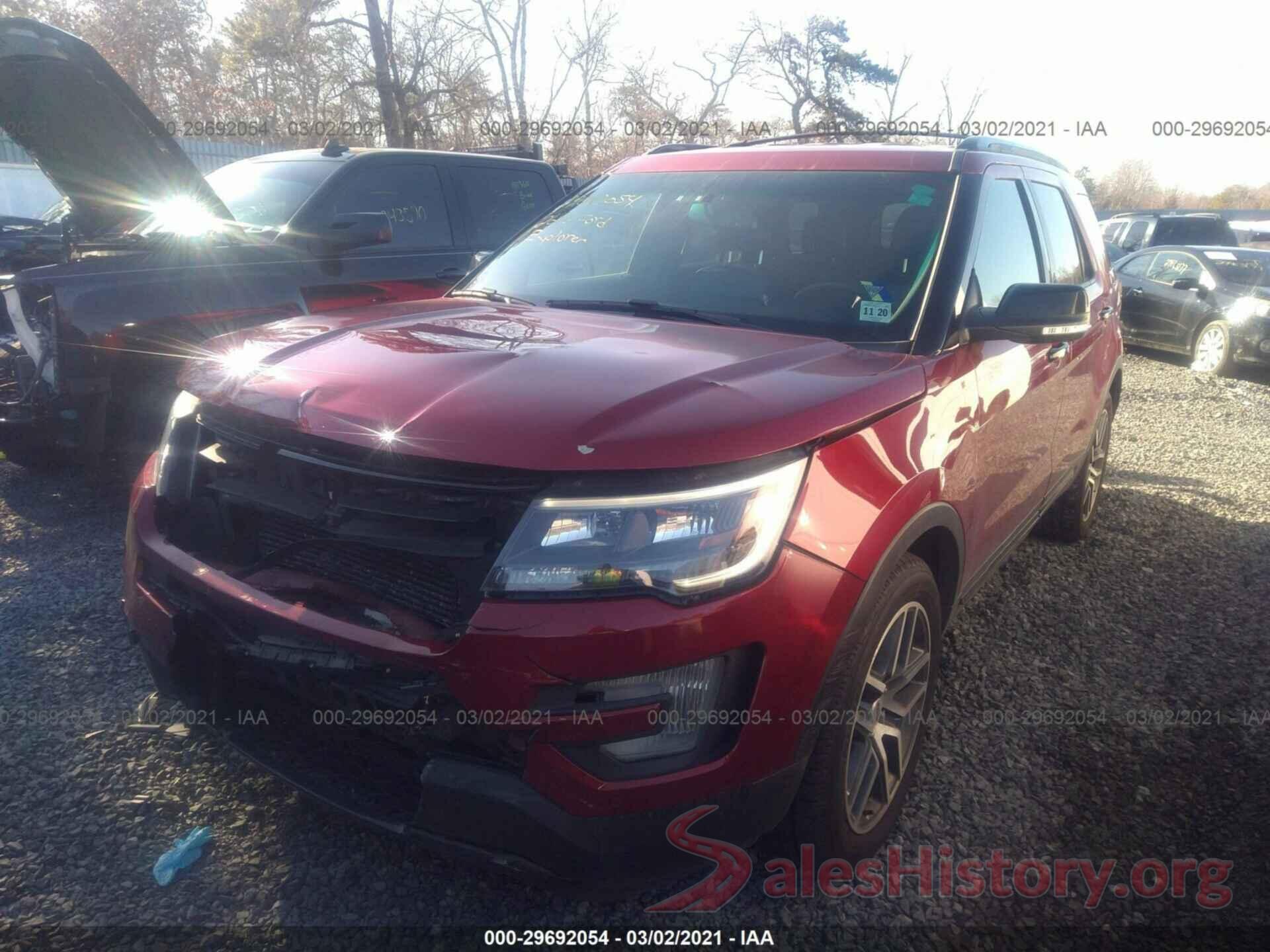 1FM5K8GT7GGB08482 2016 FORD EXPLORER