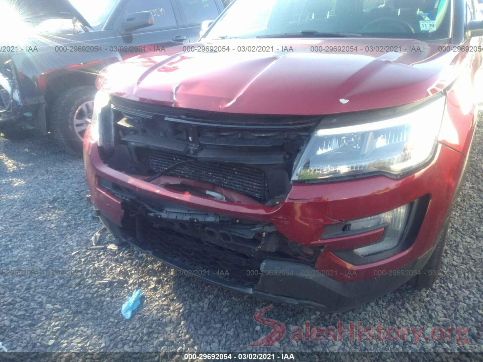 1FM5K8GT7GGB08482 2016 FORD EXPLORER