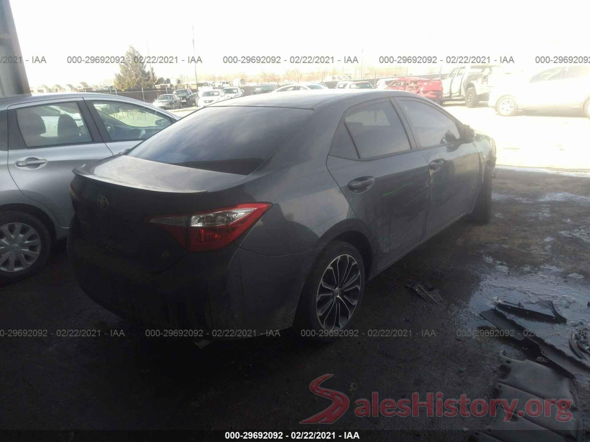 5YFBURHE4GP564378 2016 TOYOTA COROLLA