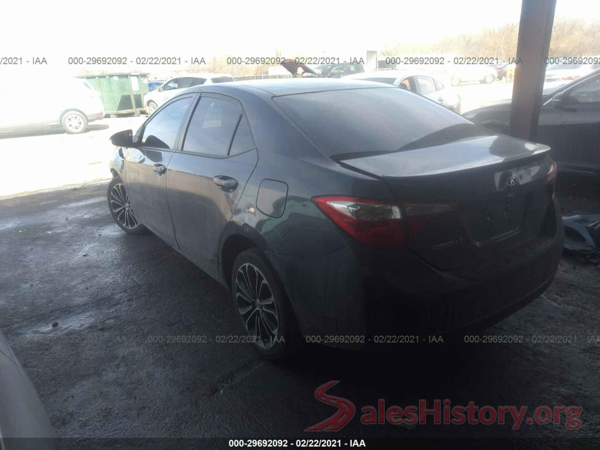 5YFBURHE4GP564378 2016 TOYOTA COROLLA