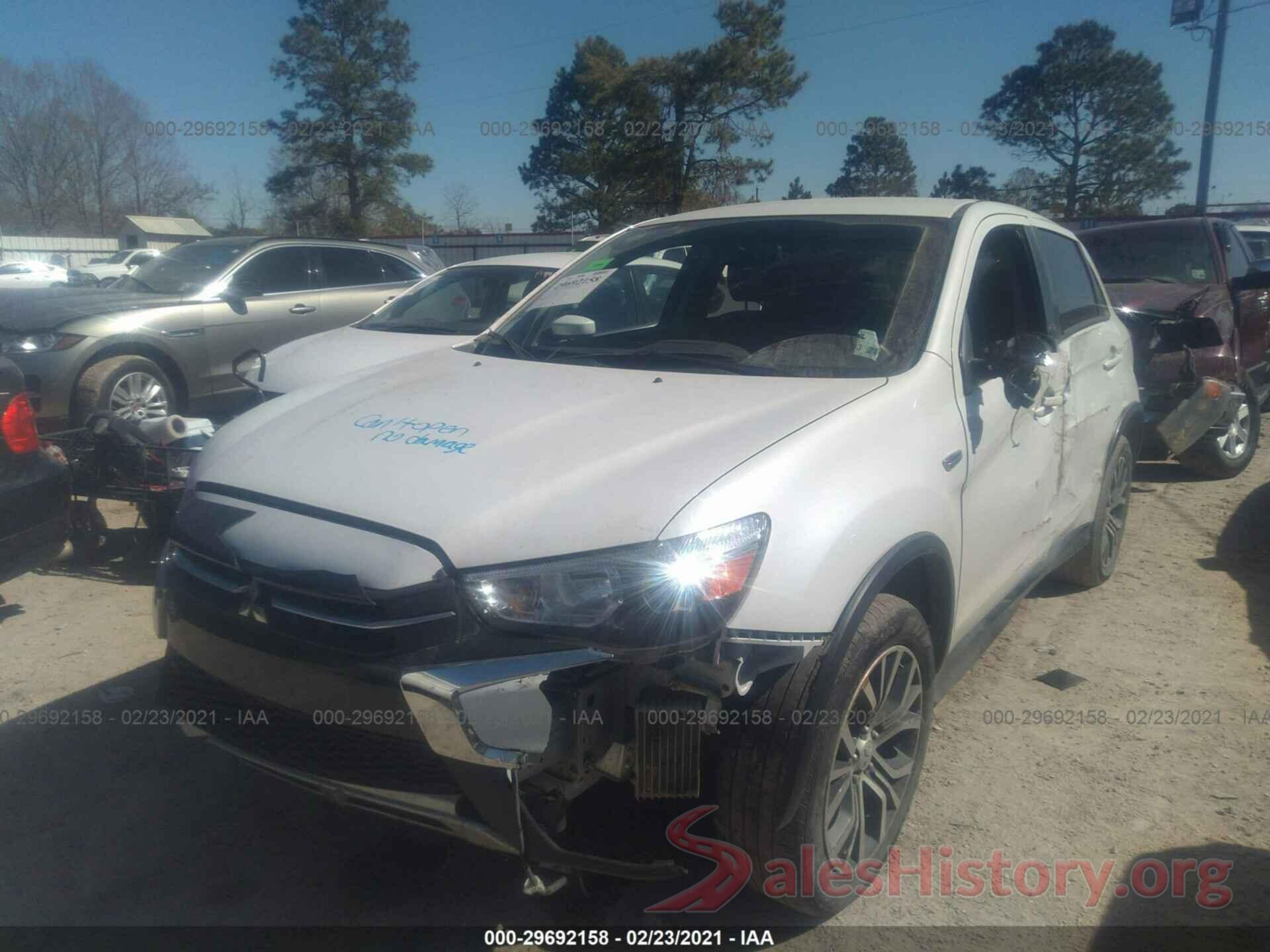 JA4AP4AU4KU003479 2019 MITSUBISHI OUTLANDER SPORT