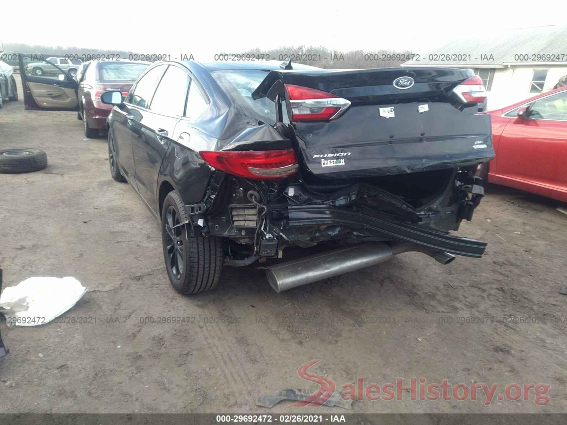 3FA6P0HD8LR122953 2020 FORD FUSION