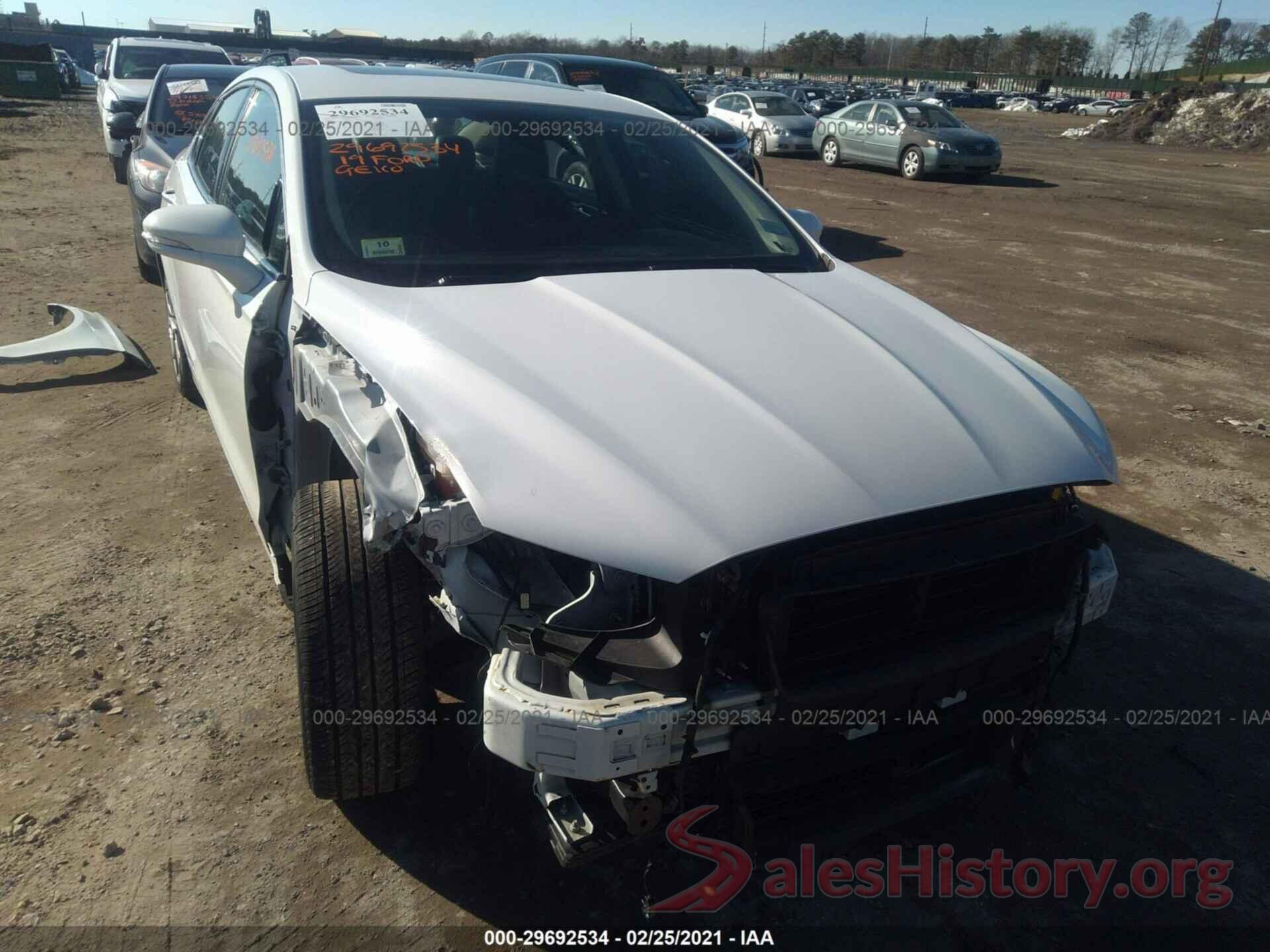 3FA6P0CD6KR109060 2019 FORD FUSION