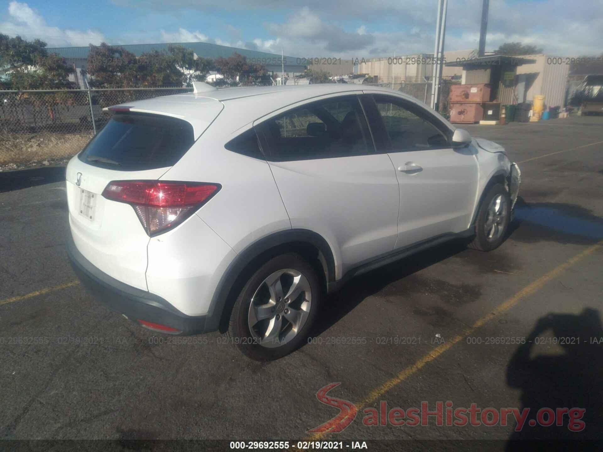 3CZRU5H31GM714308 2016 HONDA HR-V